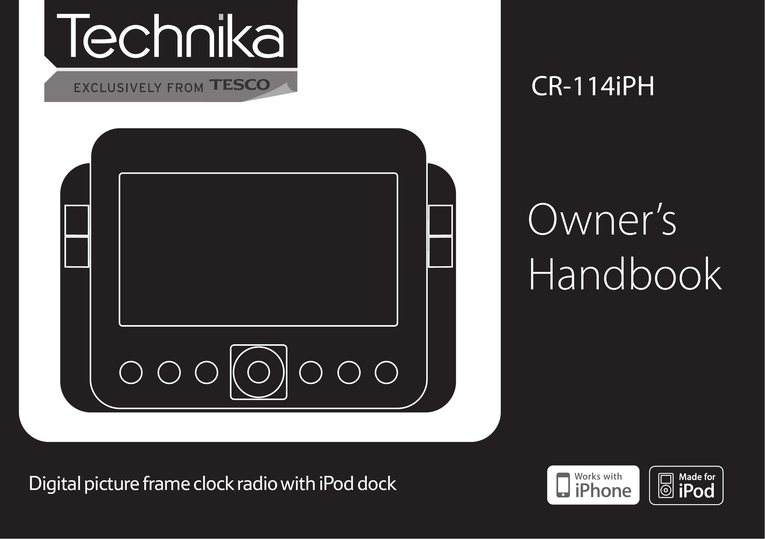 Technika CR-114IPH Clock Radio User Manual