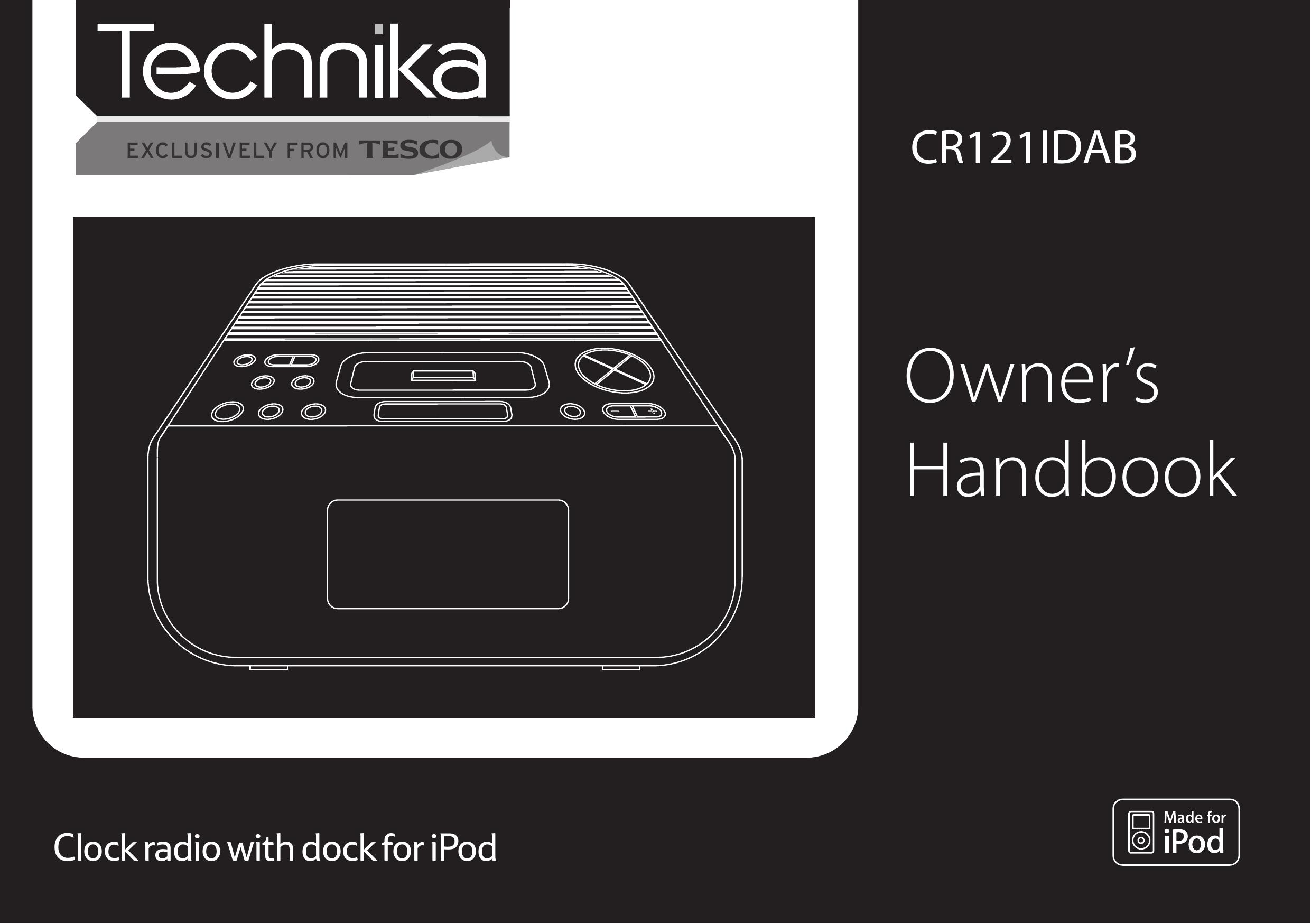 Technika CR121IDAB Clock Radio User Manual