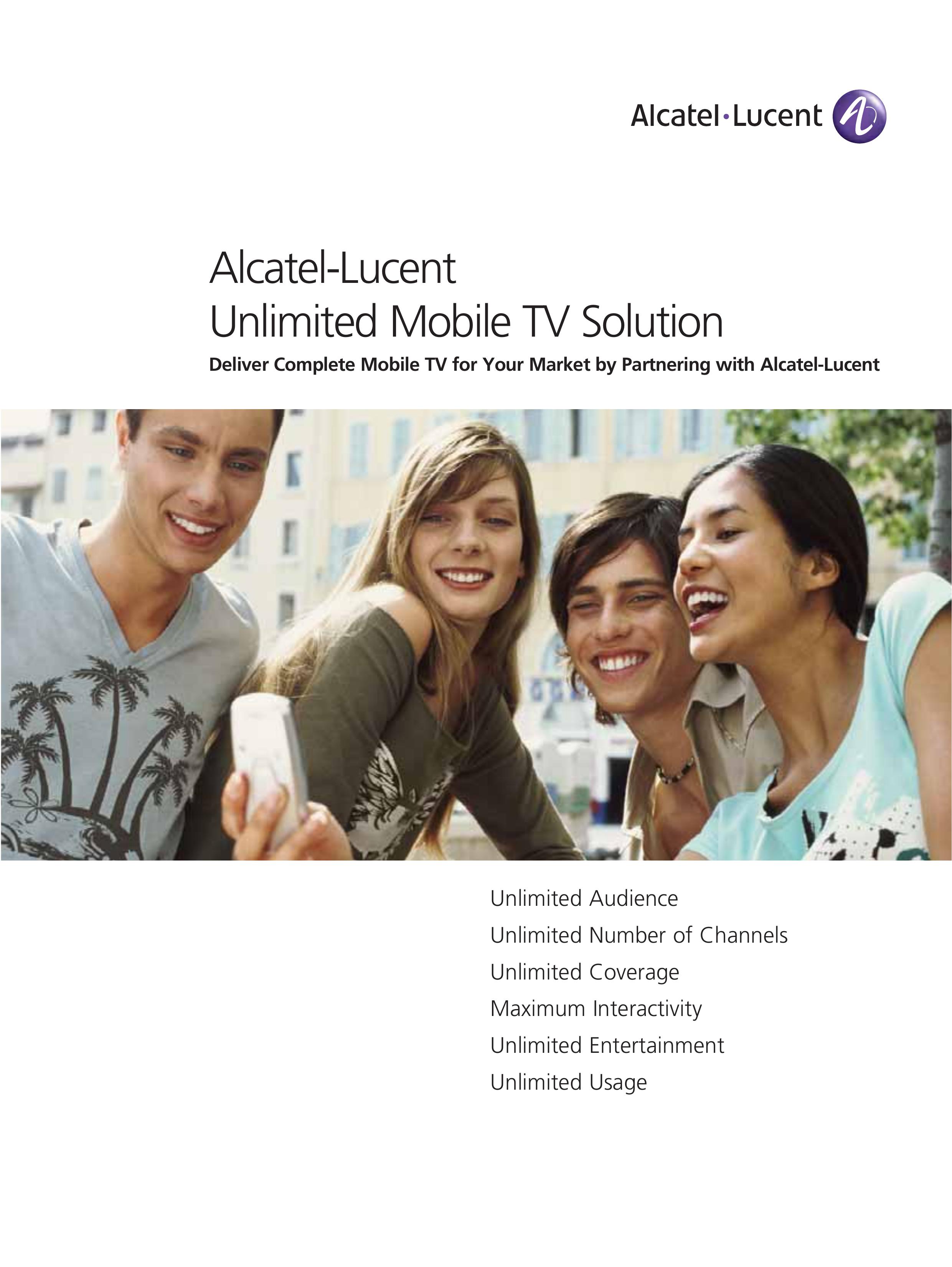 Alcatel-Lucent Mobile TV Handheld TV User Manual