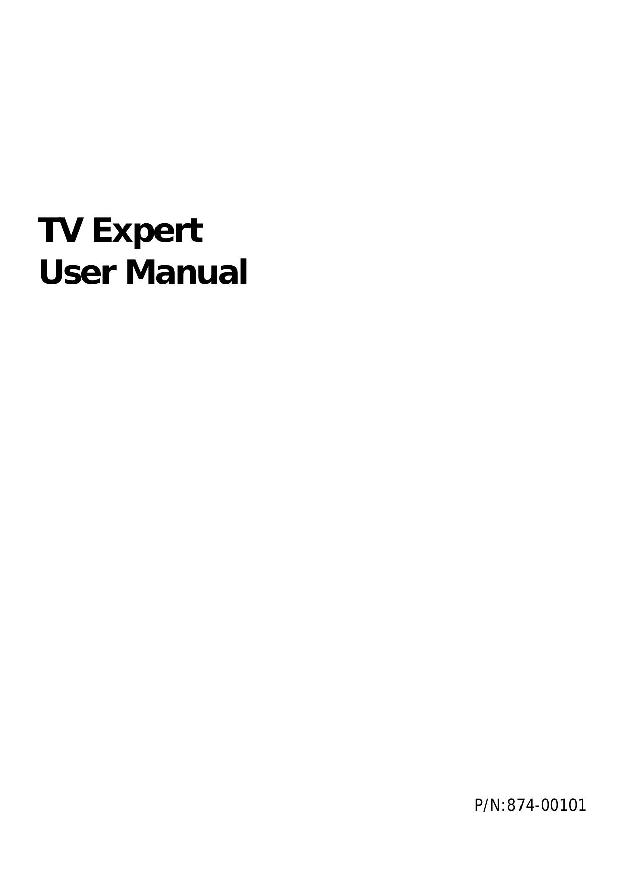 deXlan 874-00101 Handheld TV User Manual