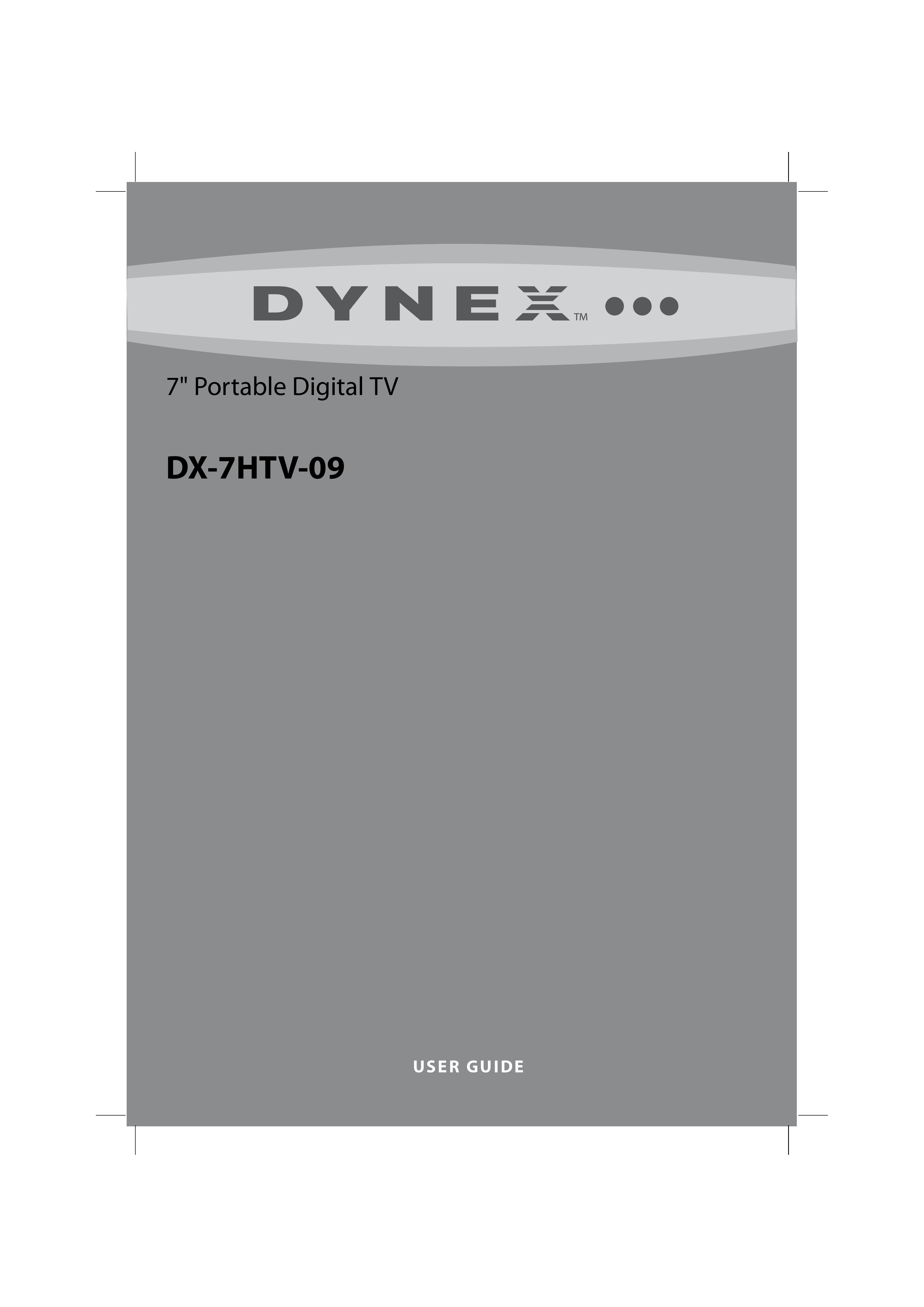 Dynex DX-7HTV-09 Handheld TV User Manual