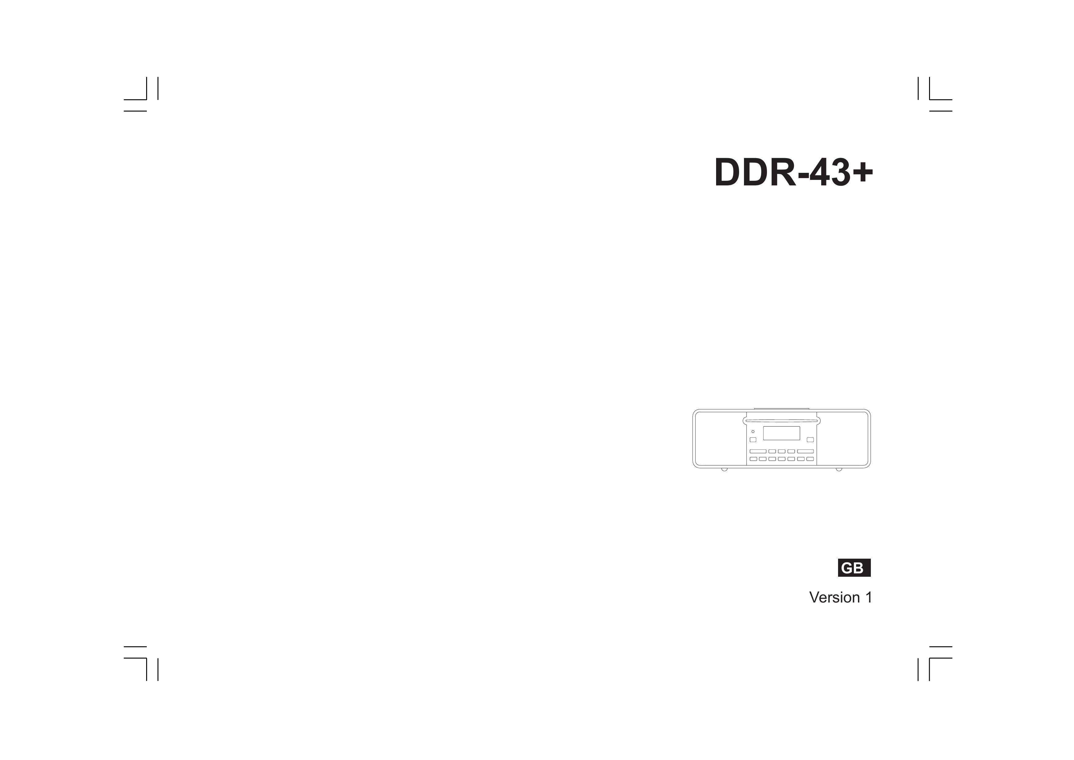 Apple DDR-43+ MP3 Docking Station User Manual