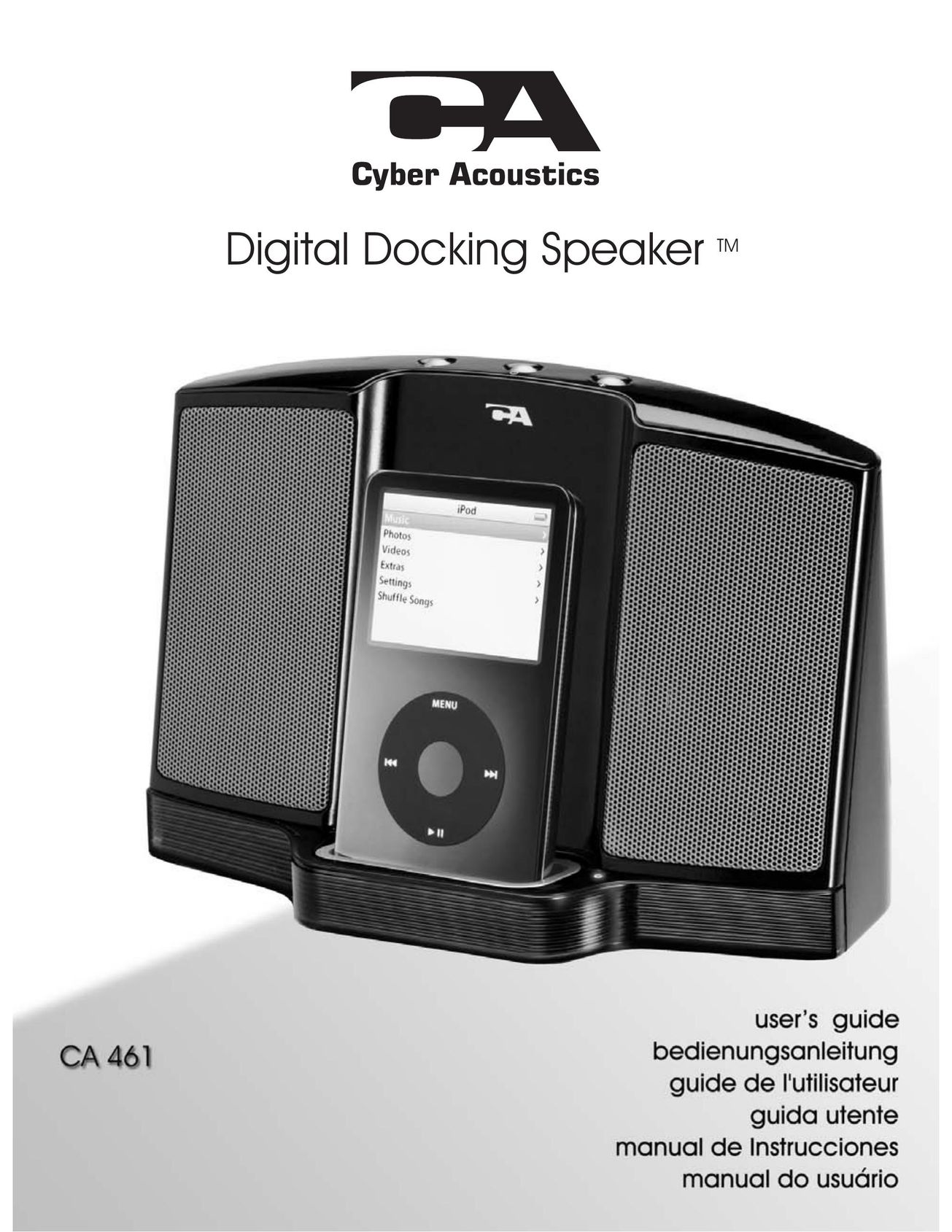 Cyber Acoustics CA-461 MP3 Docking Station User Manual