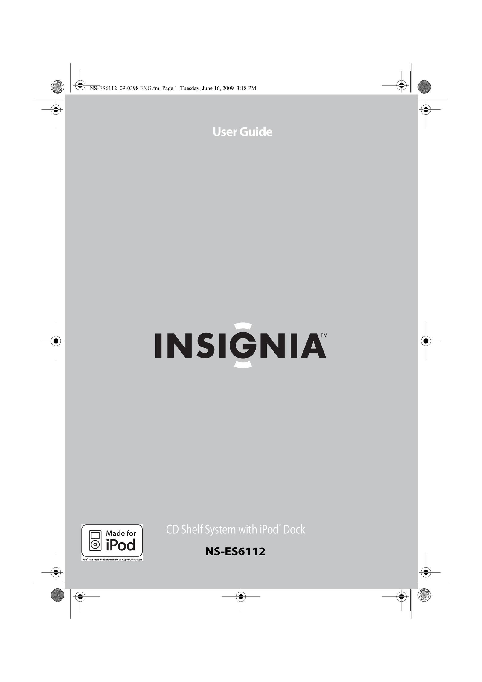 Insignia NS-ES6112 MP3 Docking Station User Manual