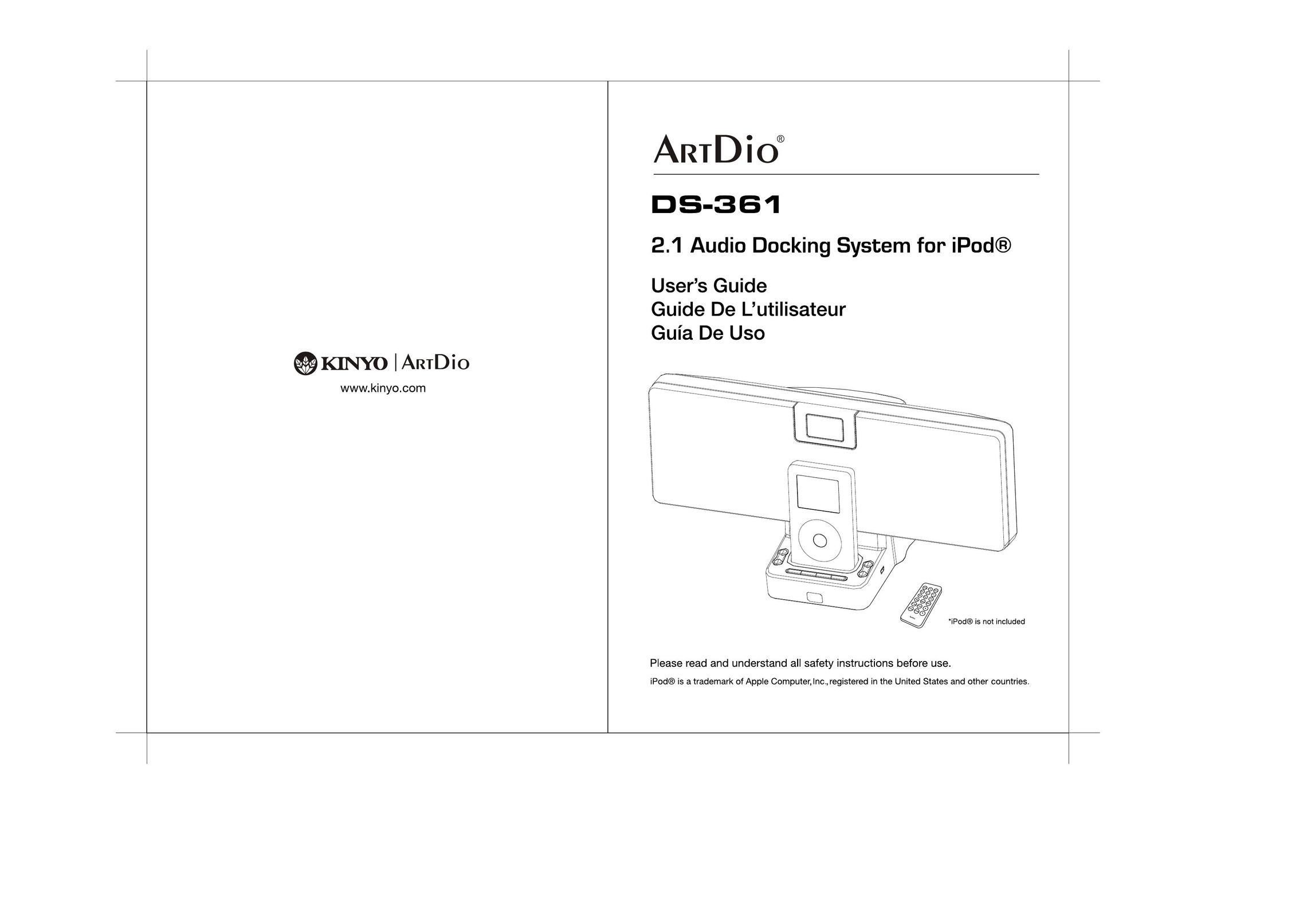 Kinyo DS-361 MP3 Docking Station User Manual