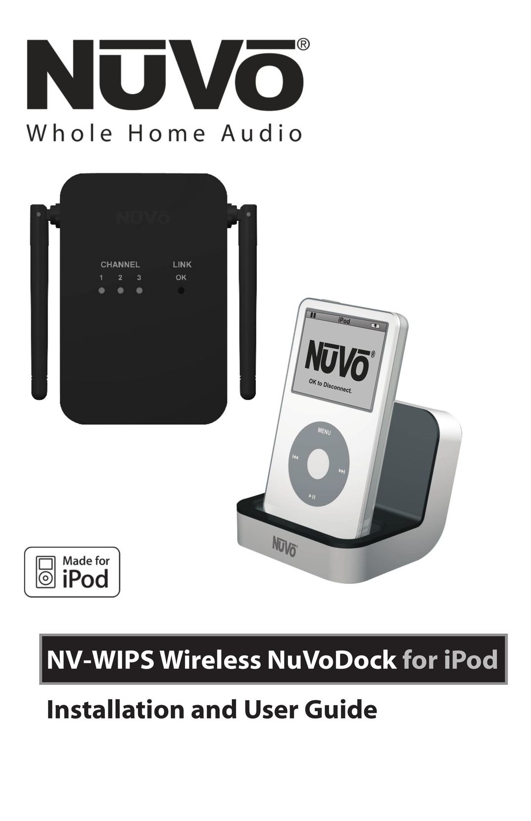 Nuvo NV-WIPS MP3 Docking Station User Manual
