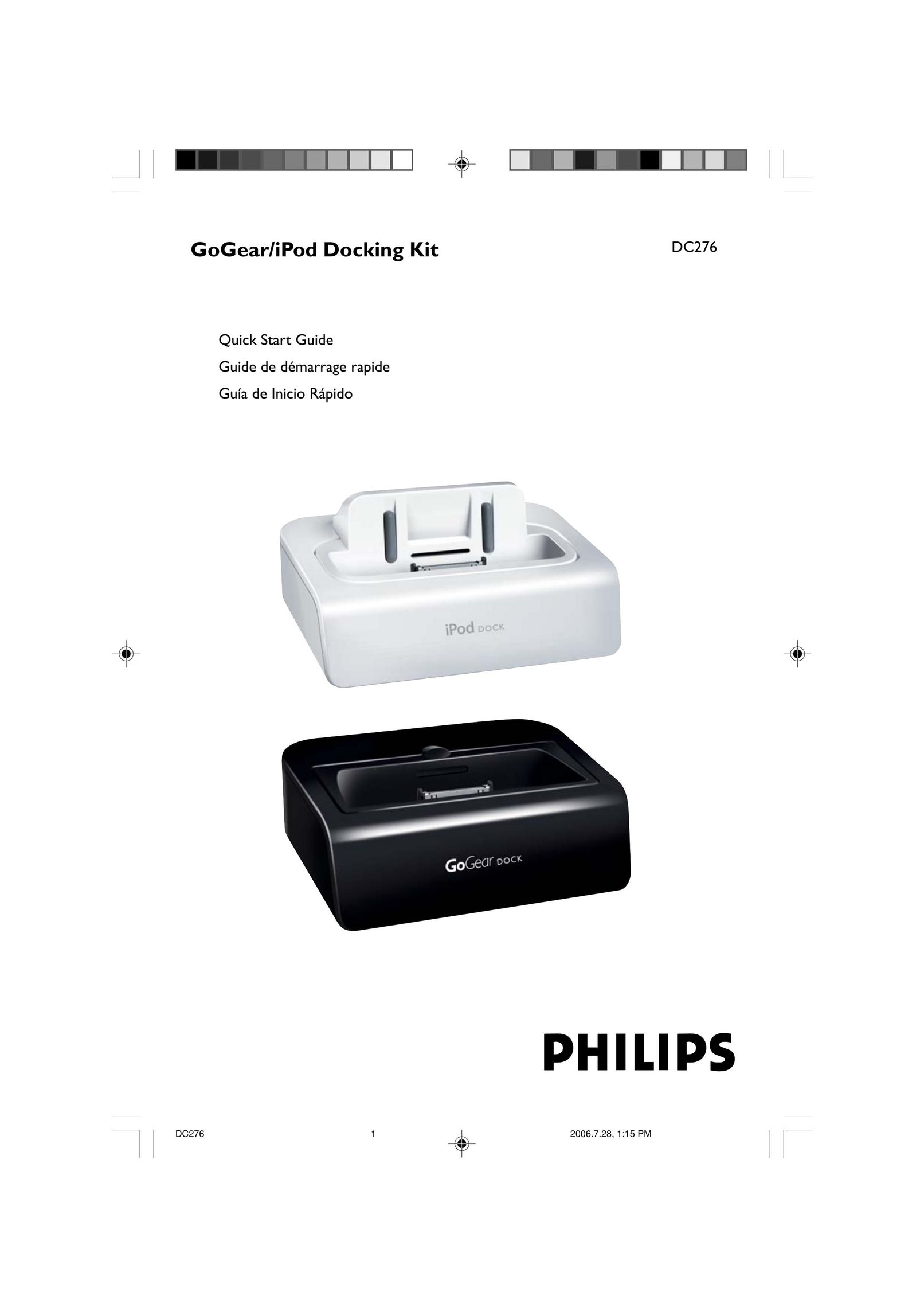 Philips DC276 MP3 Docking Station User Manual