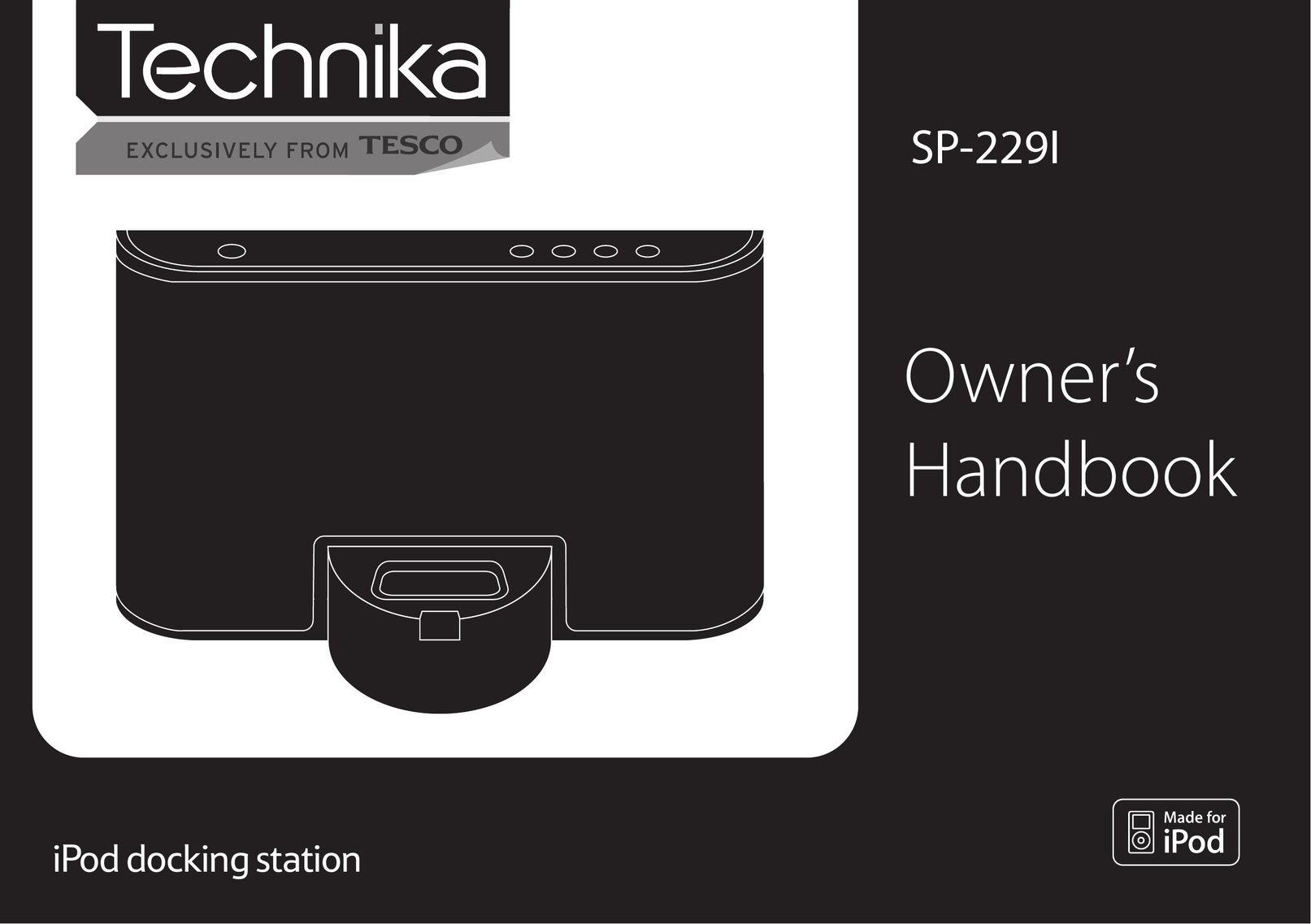 Technika SP-229I MP3 Docking Station User Manual