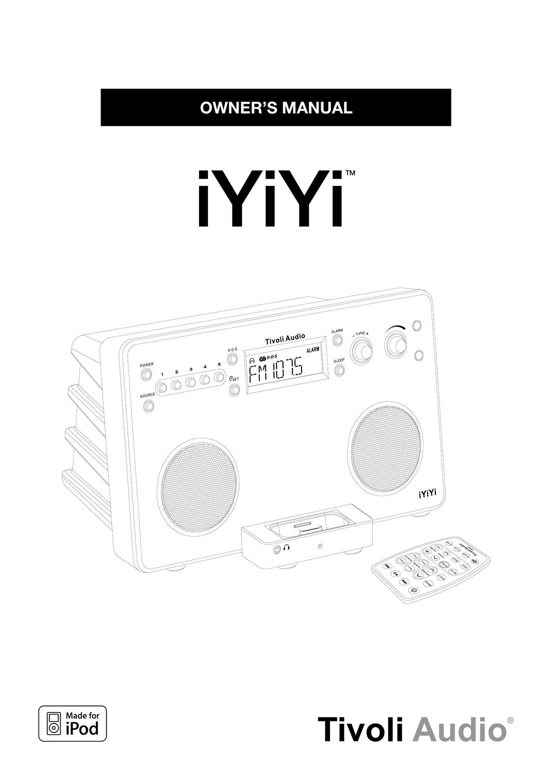 Tivoli Audio IYIYI MP3 Docking Station User Manual