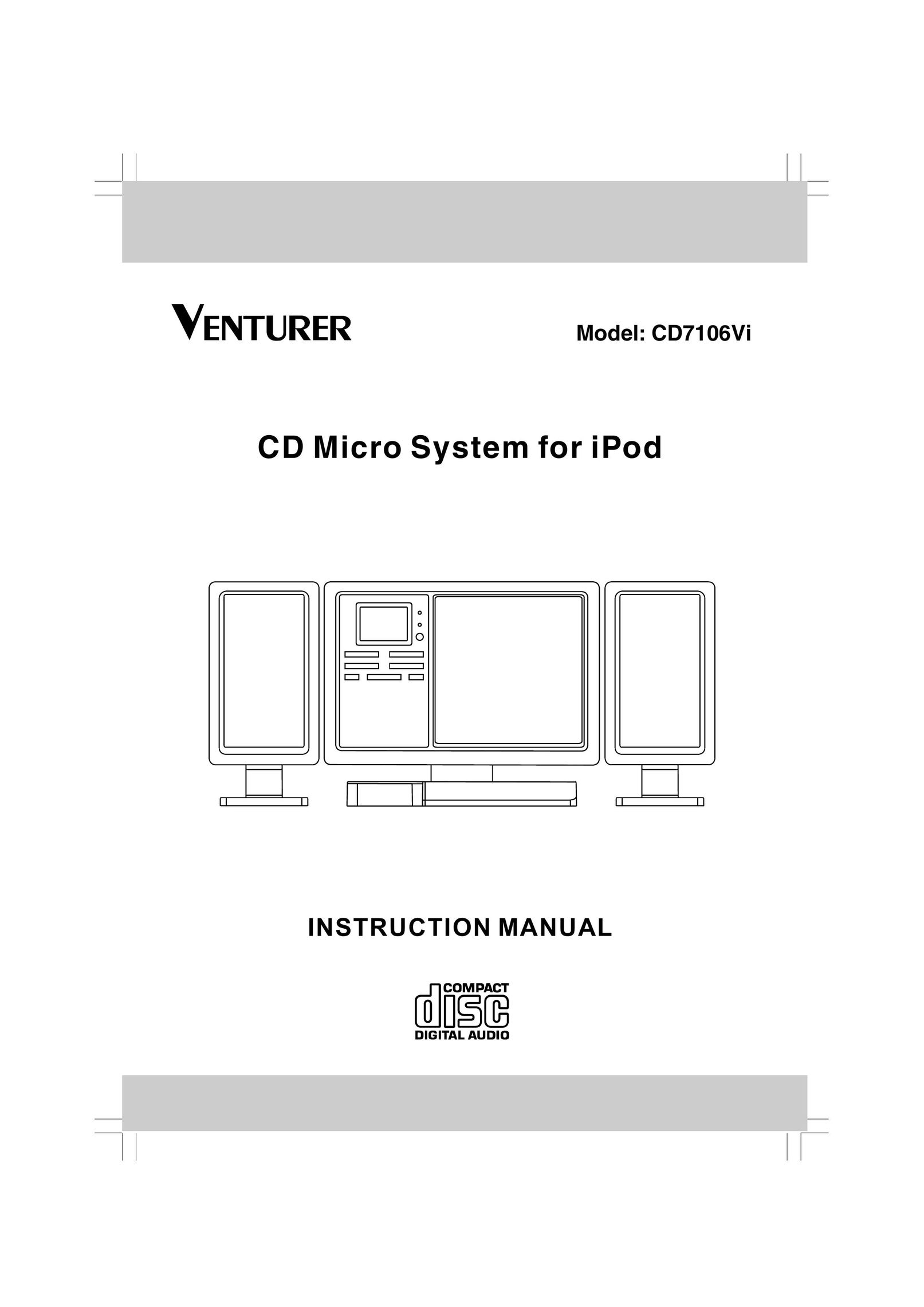 Venturer CD7106VI MP3 Docking Station User Manual