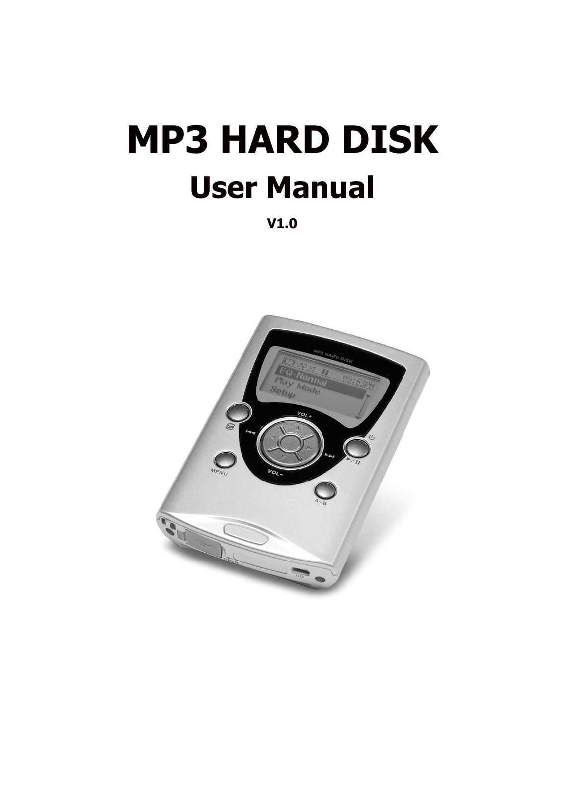 ATMT MP180 MP3 Player User Manual