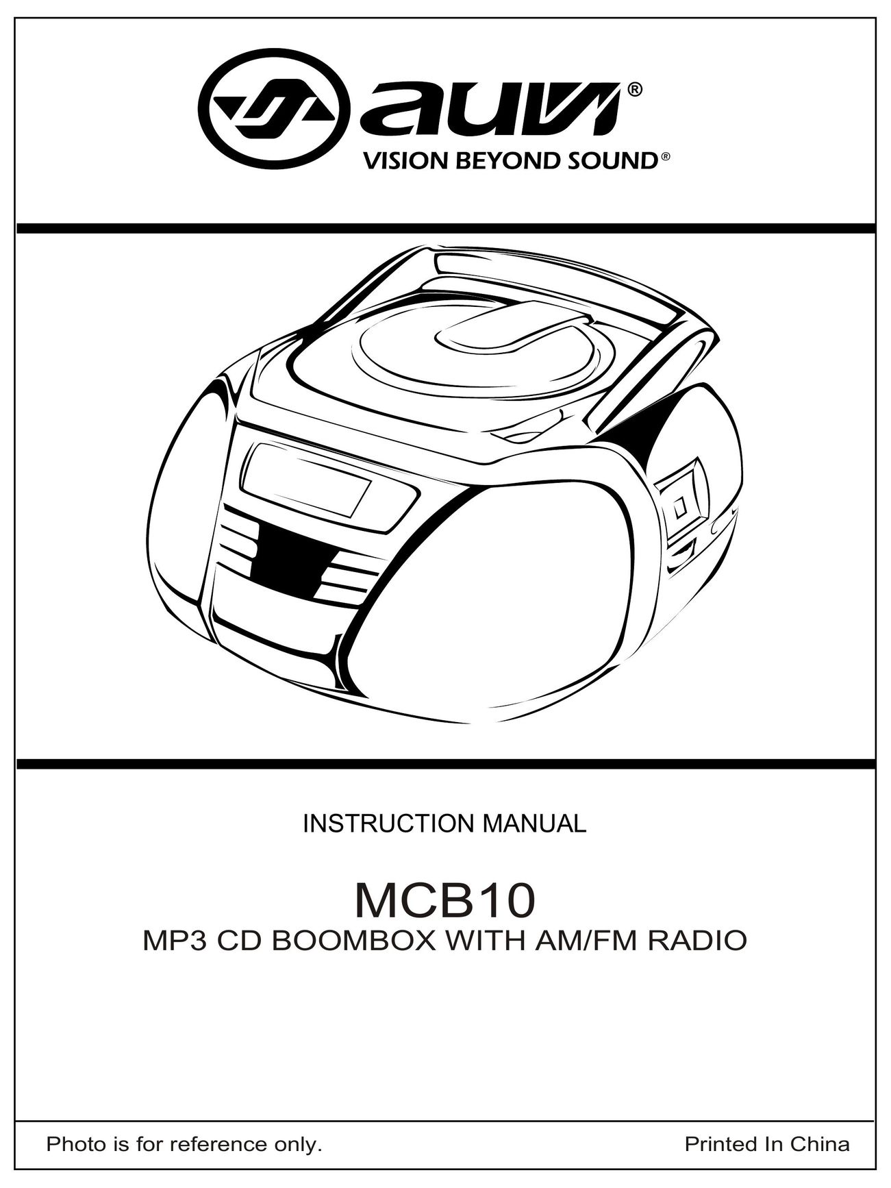 AUVI Technologies MCB10 MP3 Player User Manual