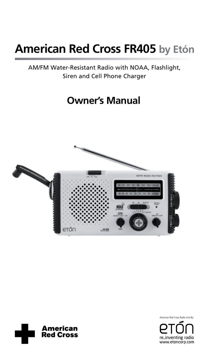 Eton FR405 MP3 Player User Manual