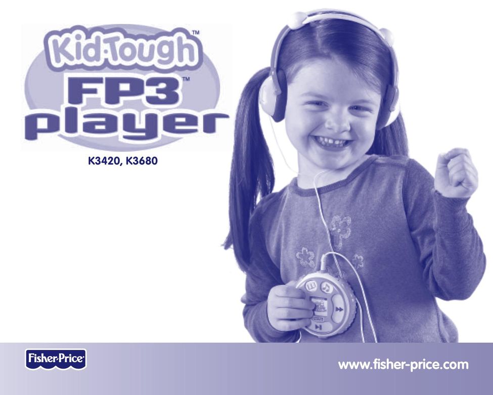 Fisher-Price K3420 MP3 Player User Manual