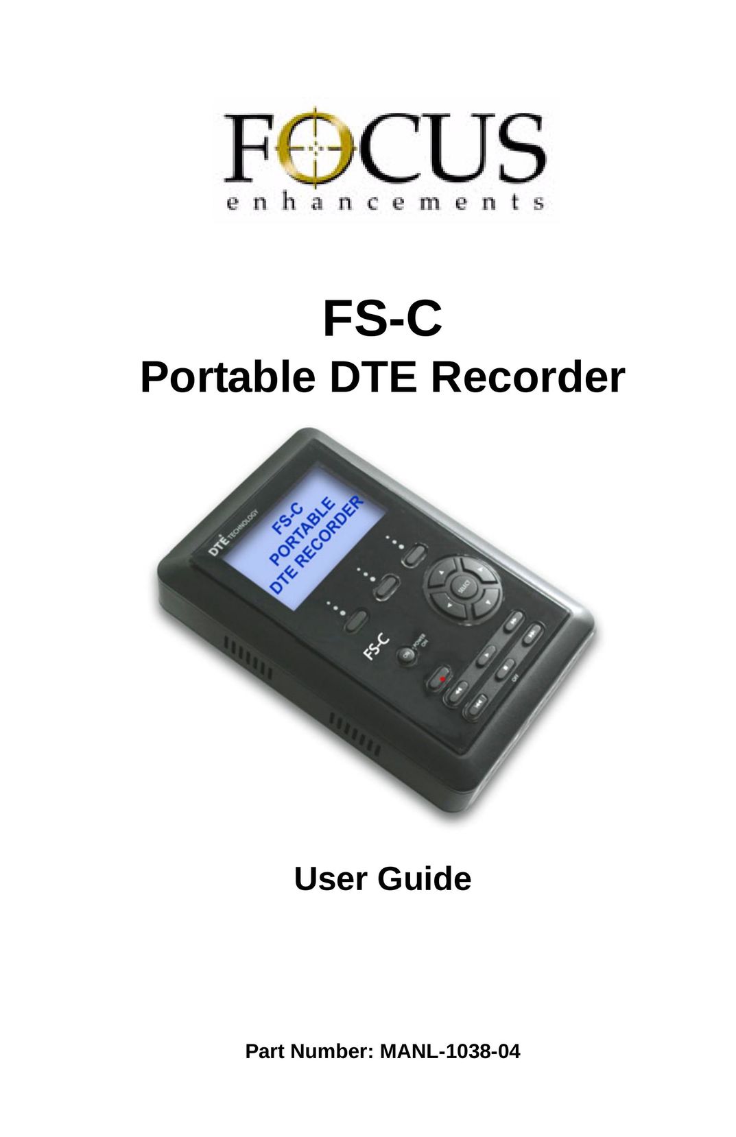 FOCUS Enhancements FS-C MP3 Player User Manual