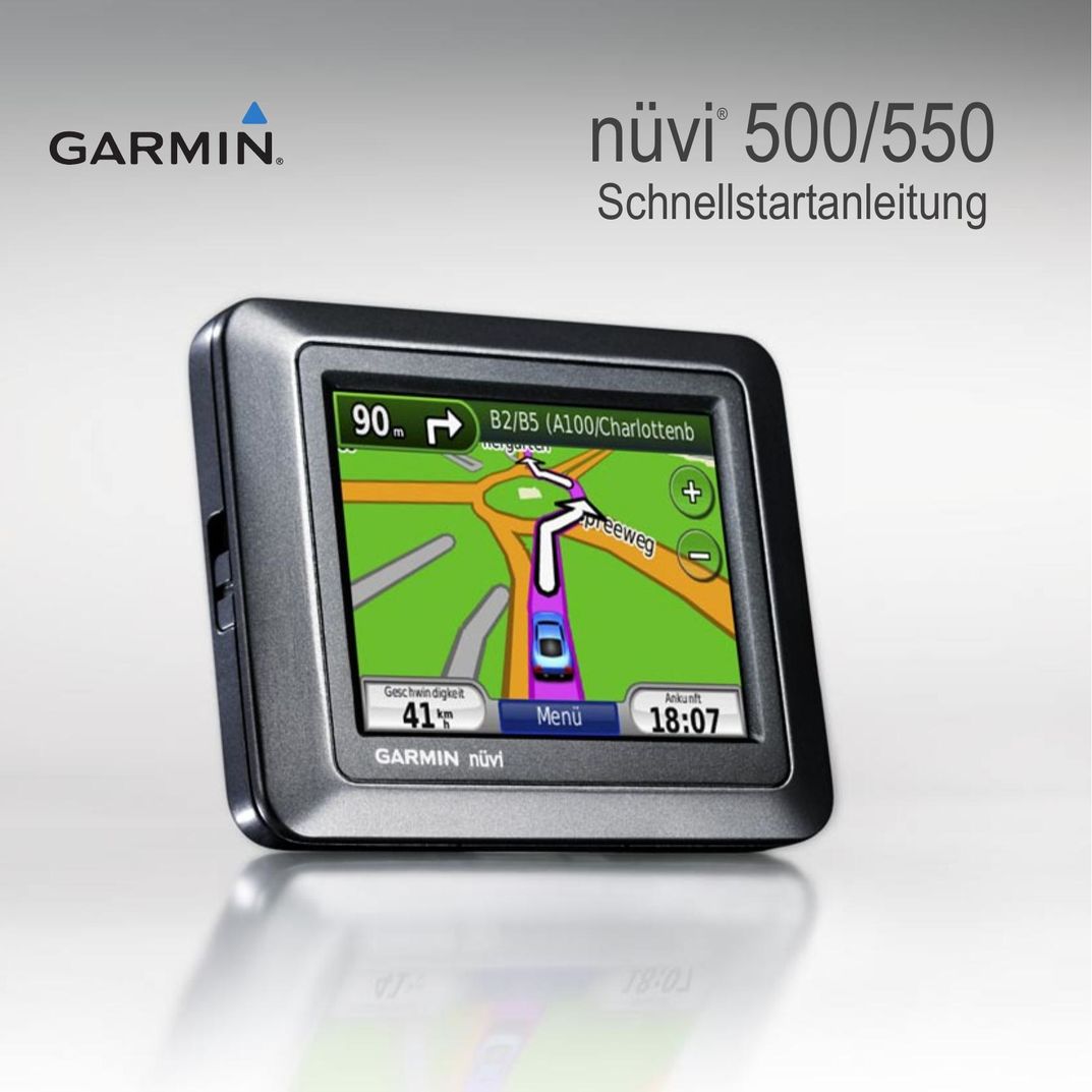 Garmin 500/550 MP3 Player User Manual