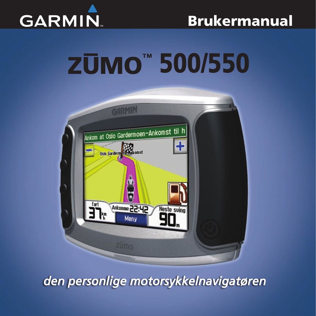 Garmin 500/550 MP3 Player User Manual