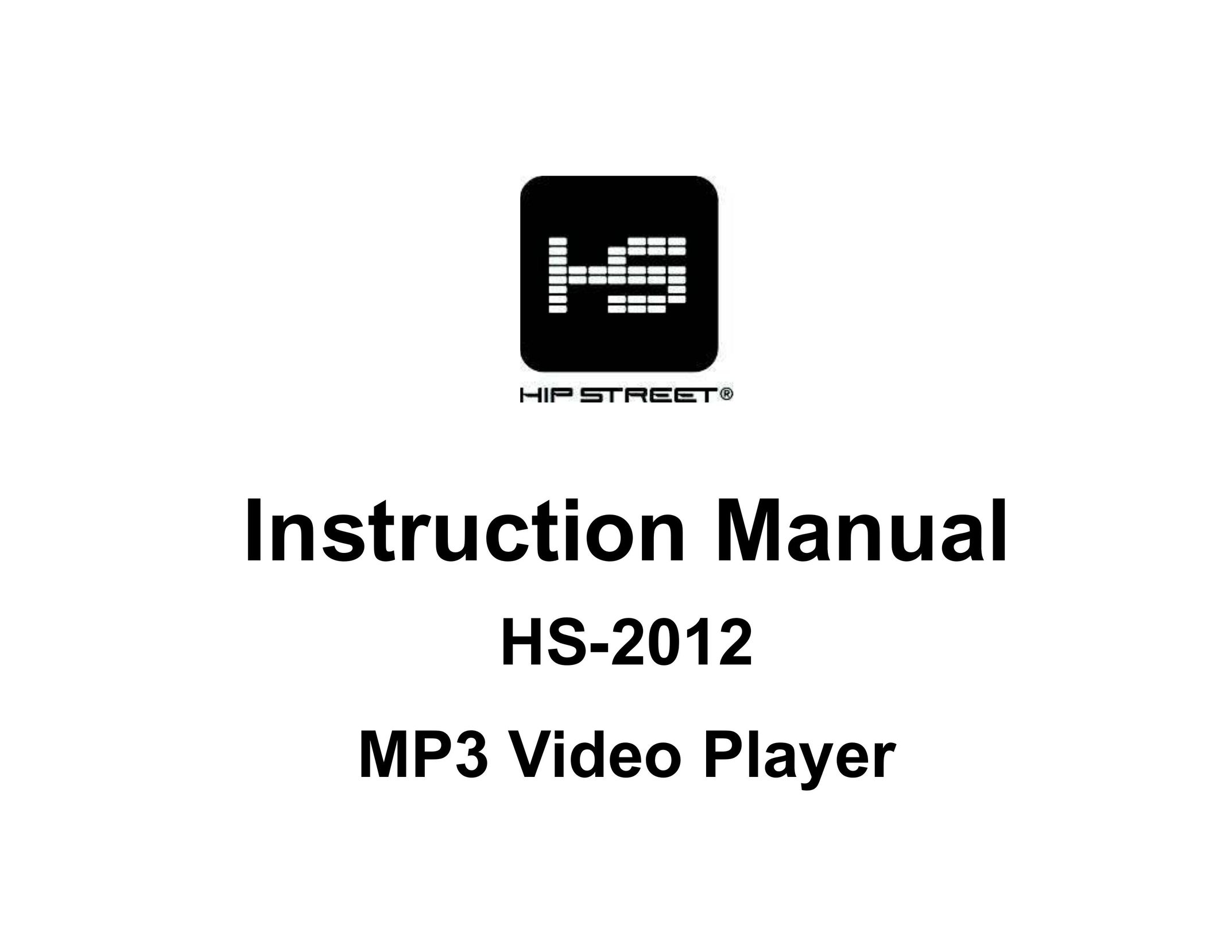 Hip Street HS-2012 MP3 Player User Manual