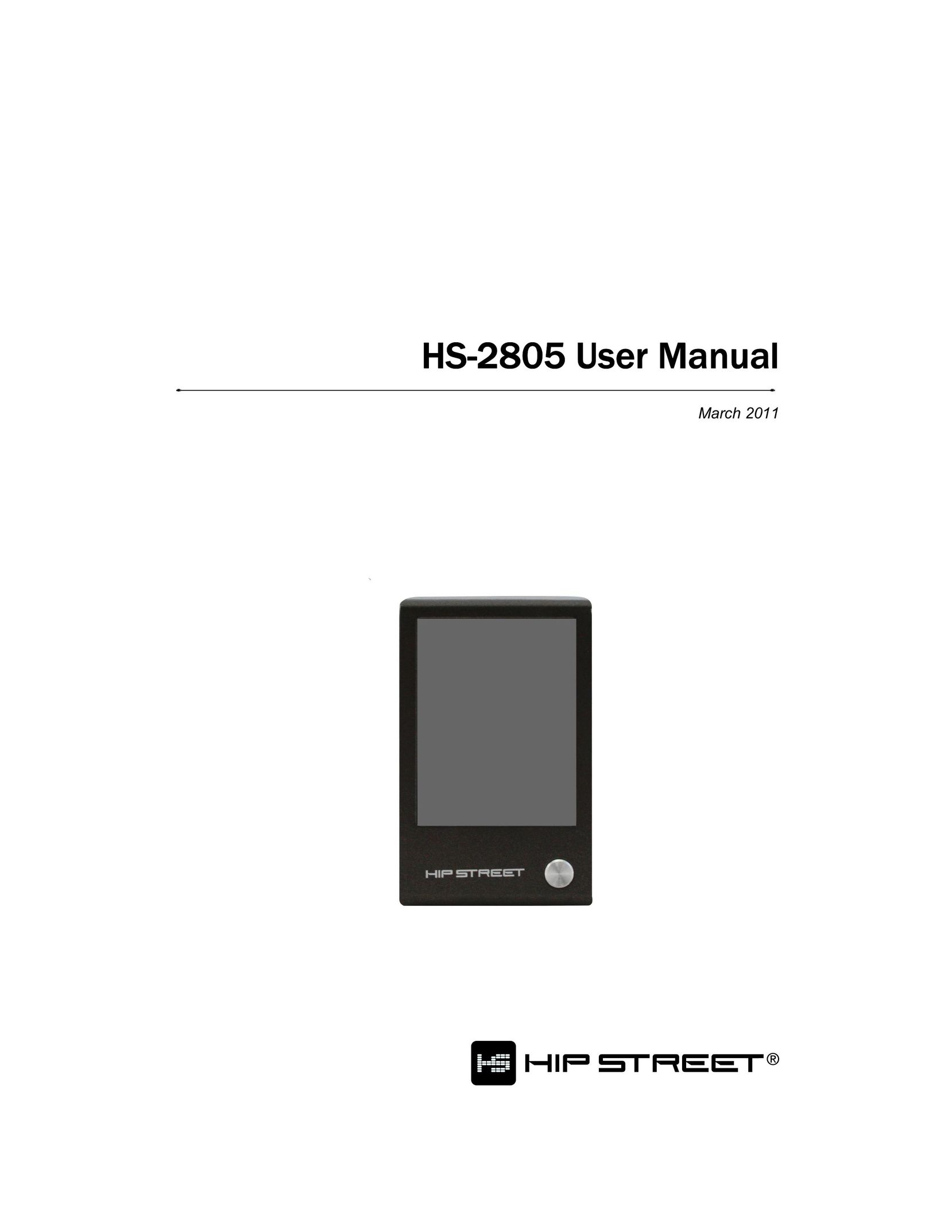 Hip Street HS-2805 MP3 Player User Manual