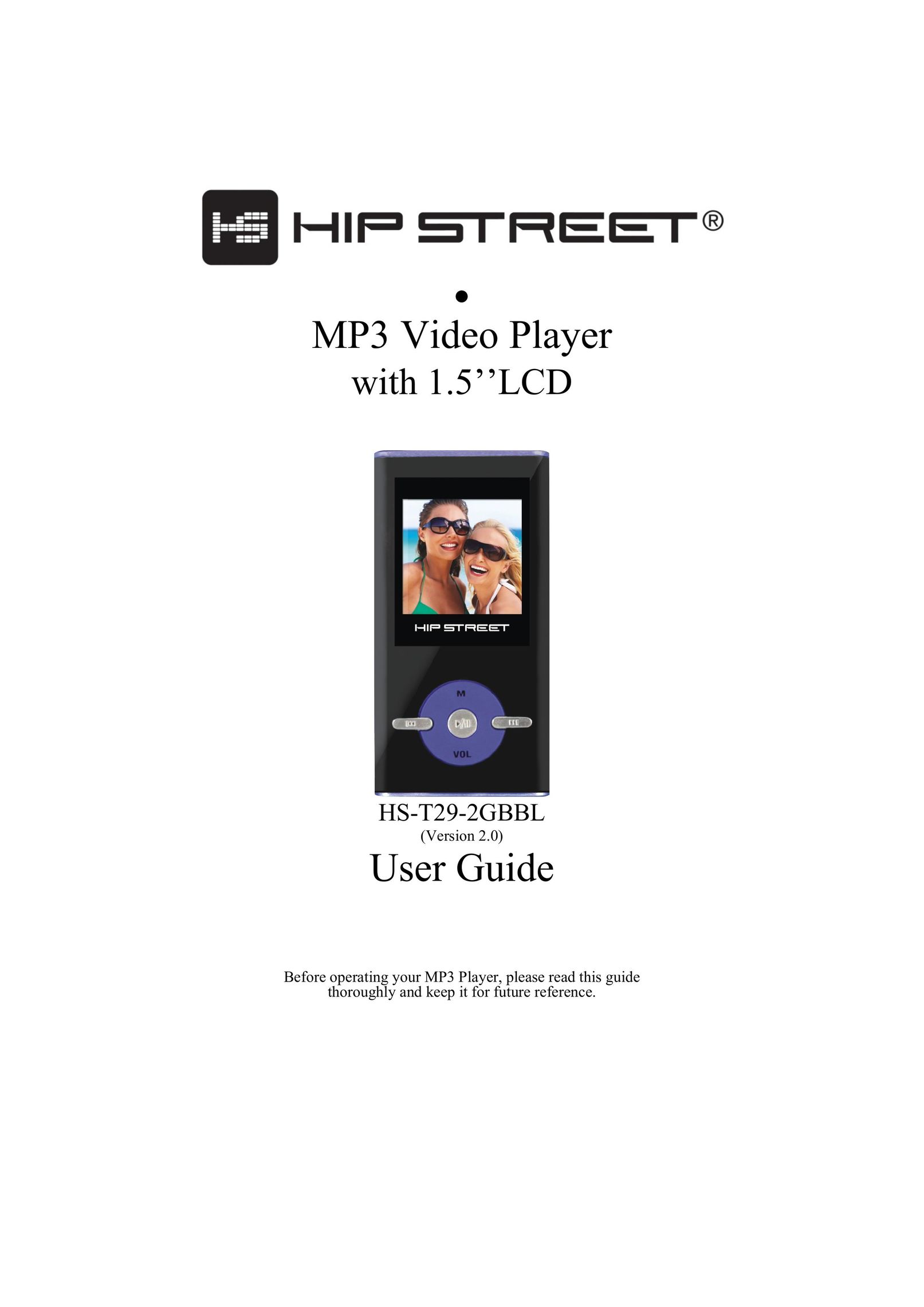Hip Street HS-T29-2GBBL MP3 Player User Manual