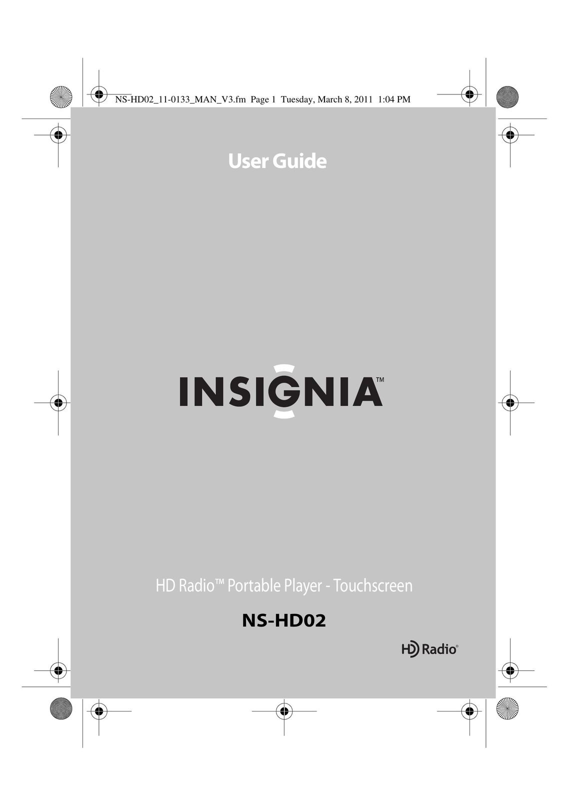 Insignia NS-HD02 MP3 Player User Manual
