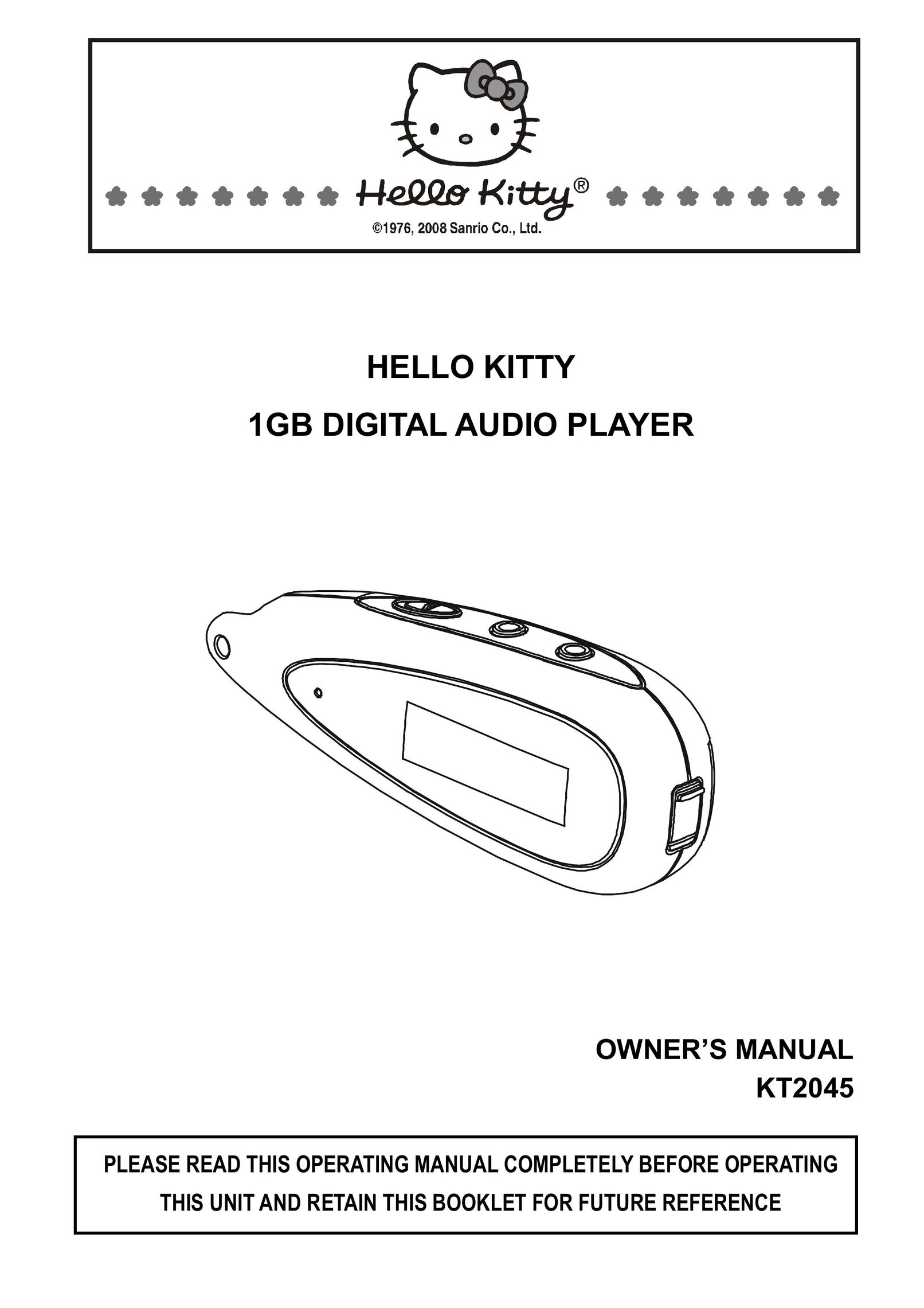 Jensen KT2045 MP3 Player User Manual