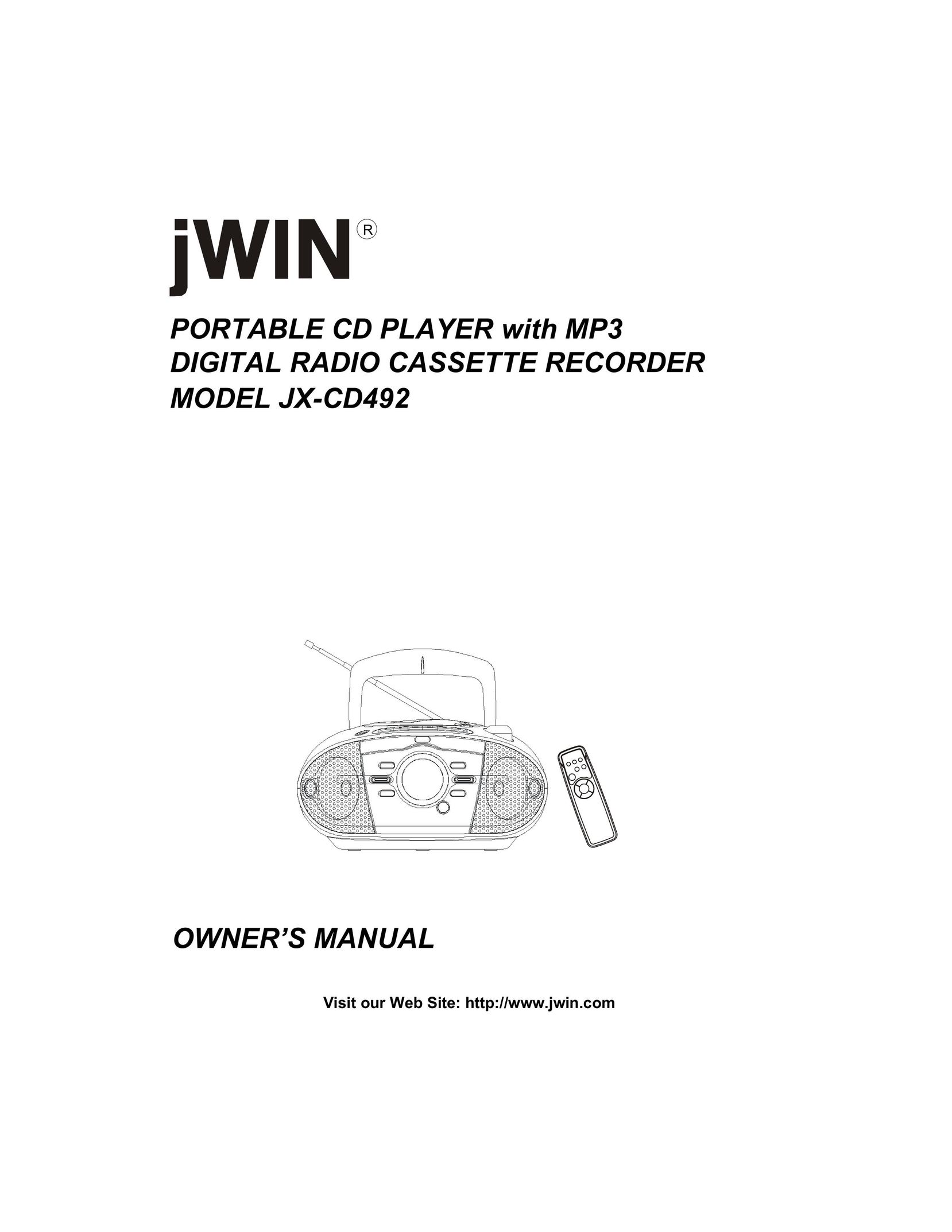 Jwin JX-CD492 MP3 Player User Manual