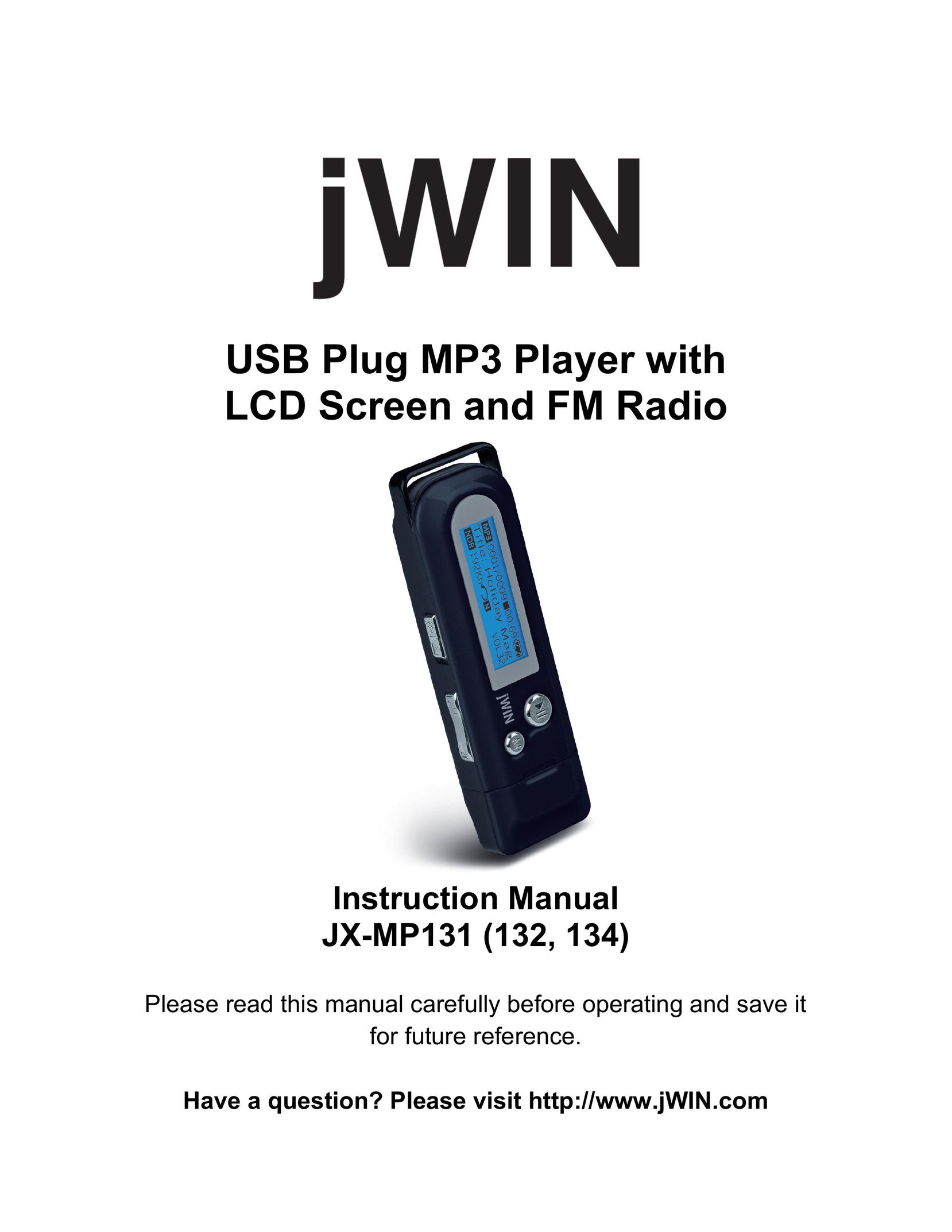 Jwin JX-MP131 MP3 Player User Manual