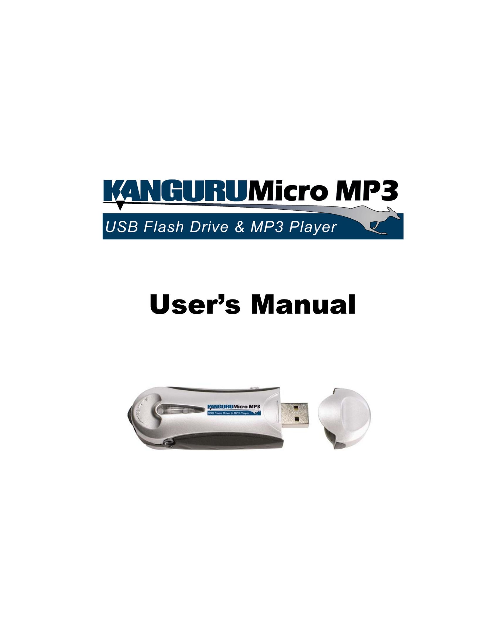 Kanguru Solutions mp3 player and usb flash drive MP3 Player User Manual