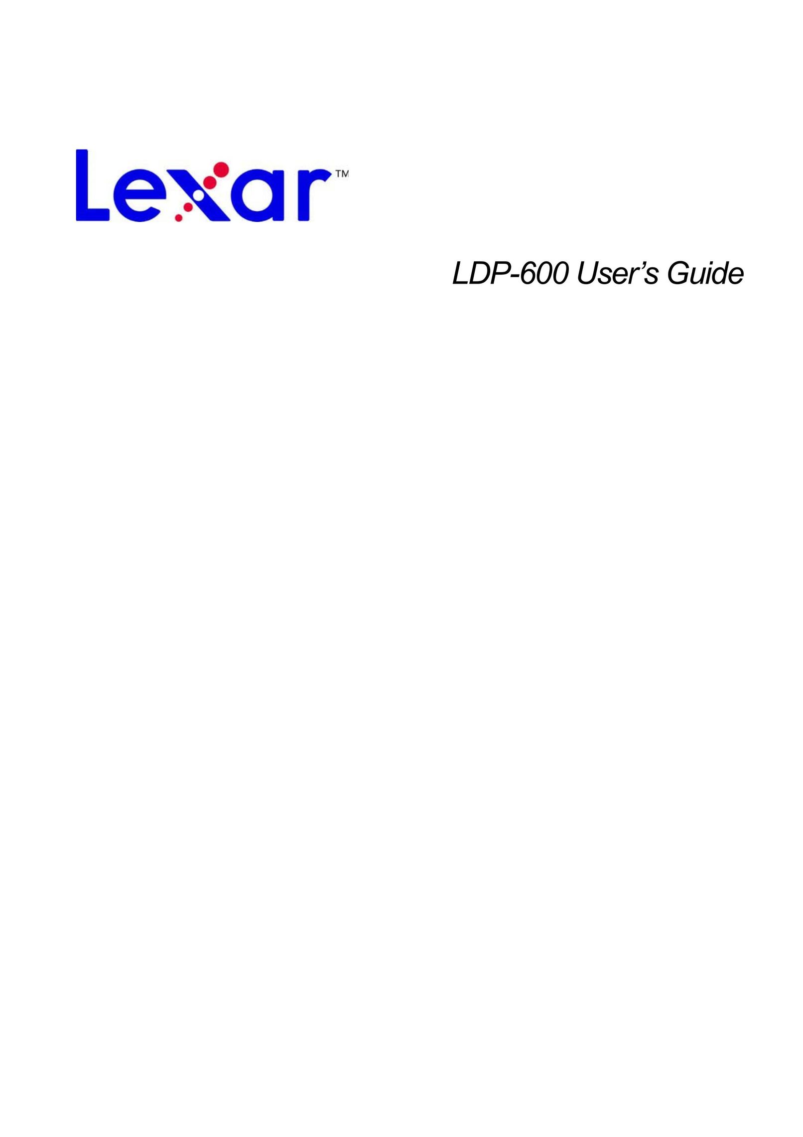 Lexar Media LDP-600 MP3 Player User Manual
