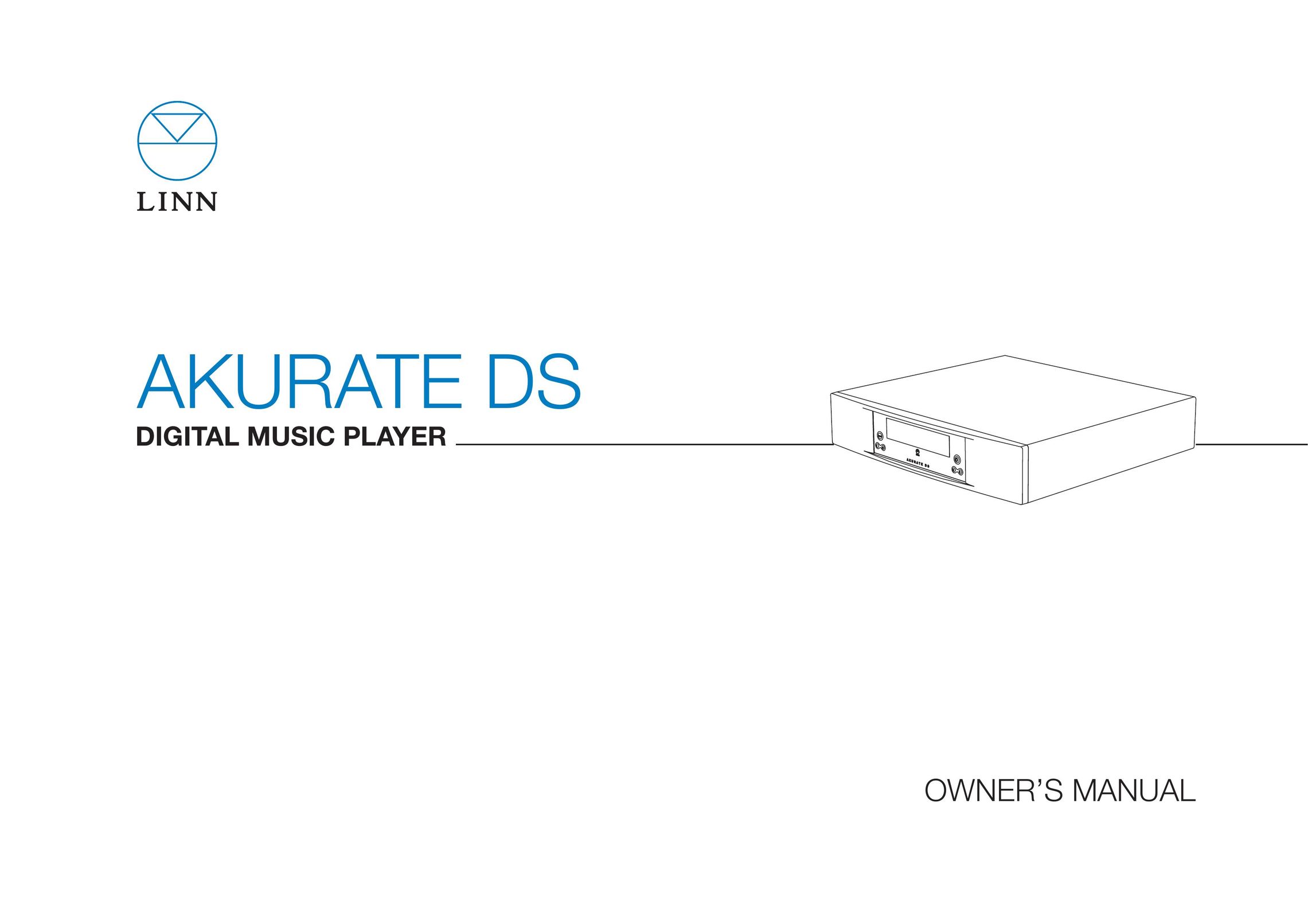 Linn Akurate DS MP3 Player User Manual