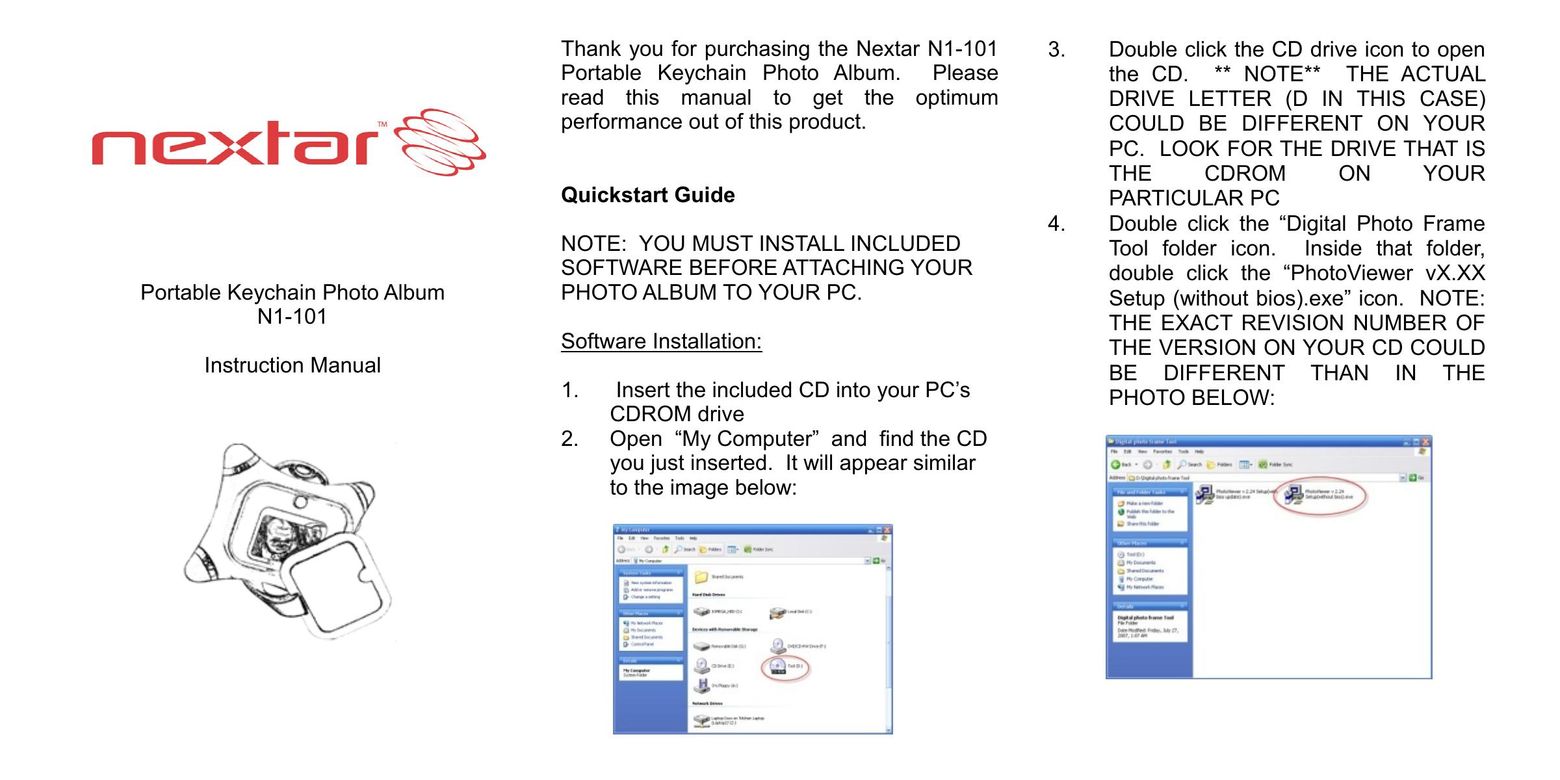 Nextar N1-101 MP3 Player User Manual
