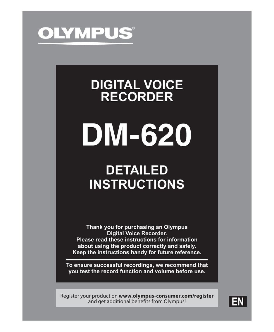 Olympus 142665 MP3 Player User Manual