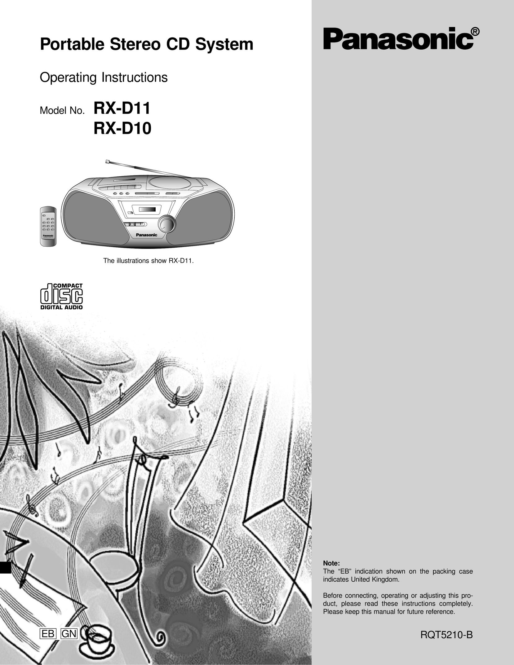 Panasonic D11 MP3 Player User Manual