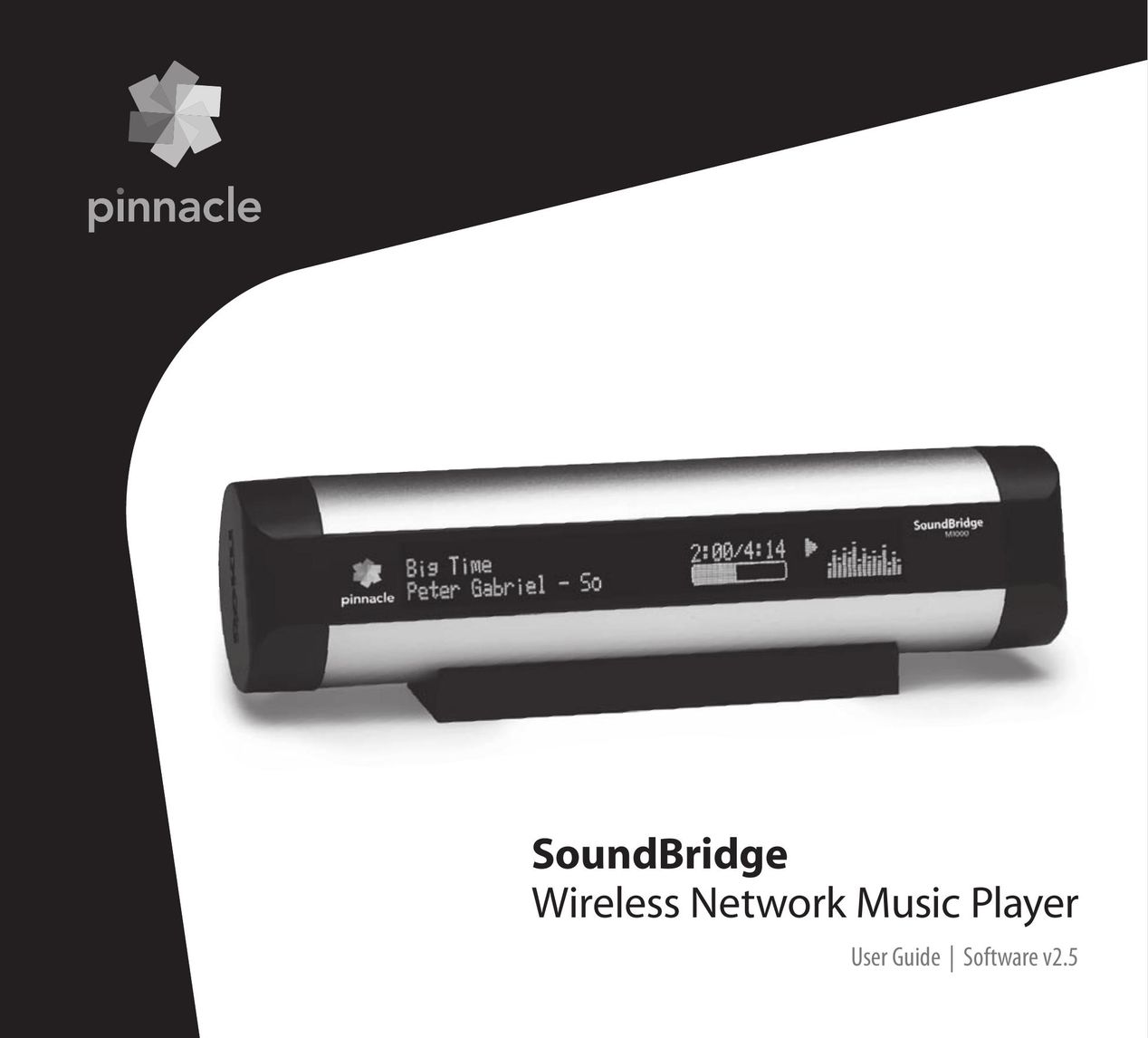 Pinnacle Speakers Wireless Network Music Player MP3 Player User Manual