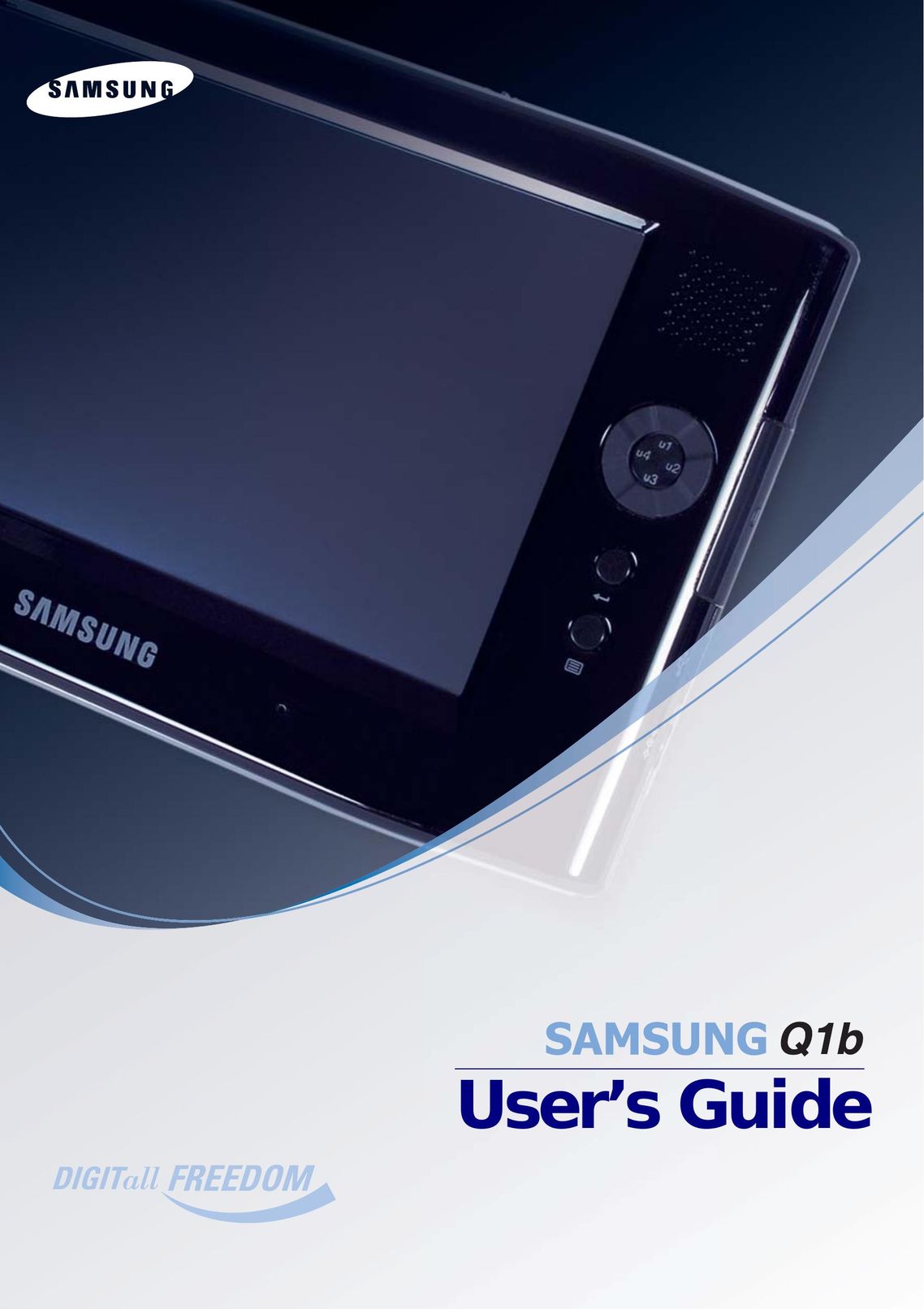 Samsung Q1B MP3 Player User Manual