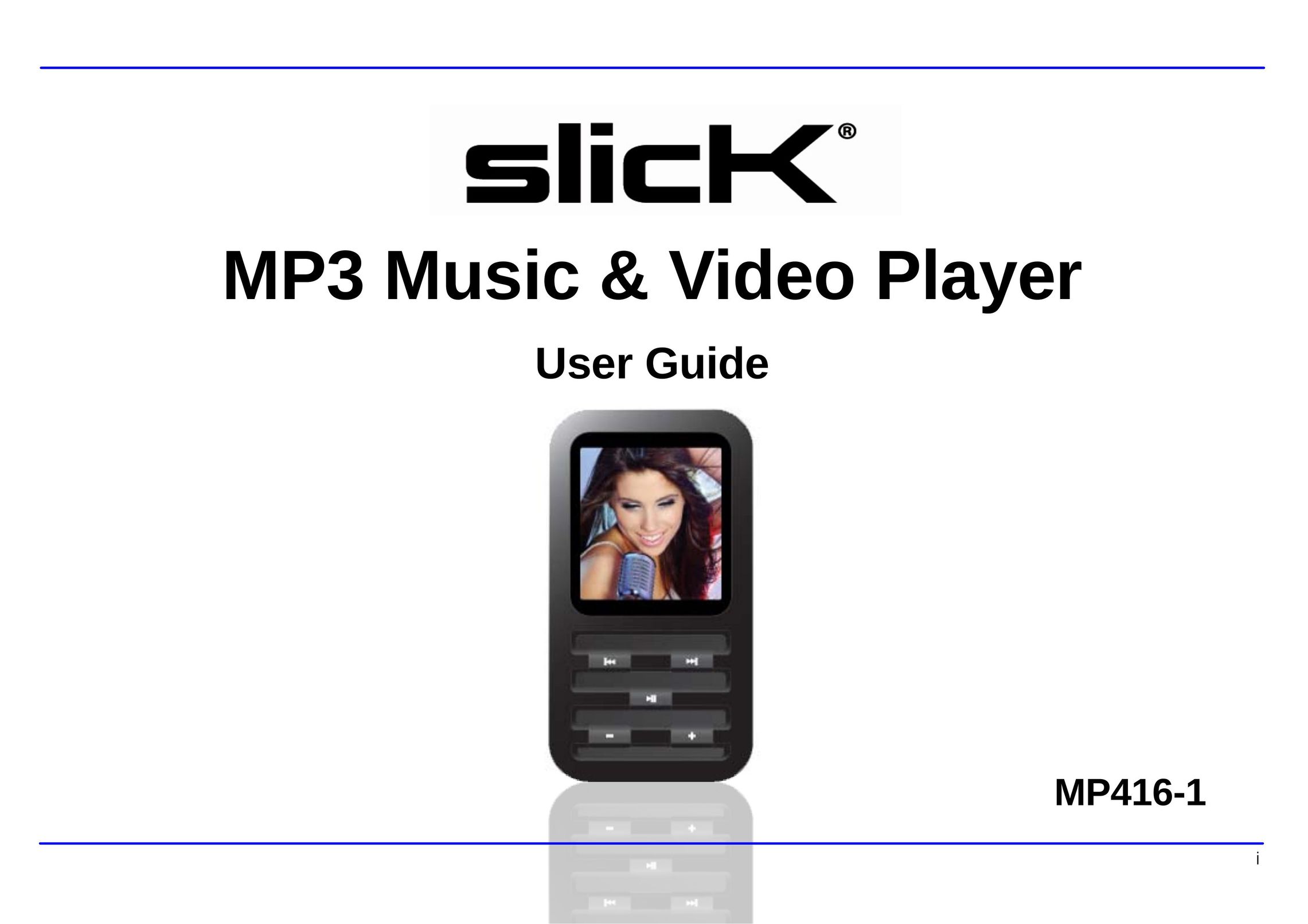 Slick MP416-1 MP3 Player User Manual