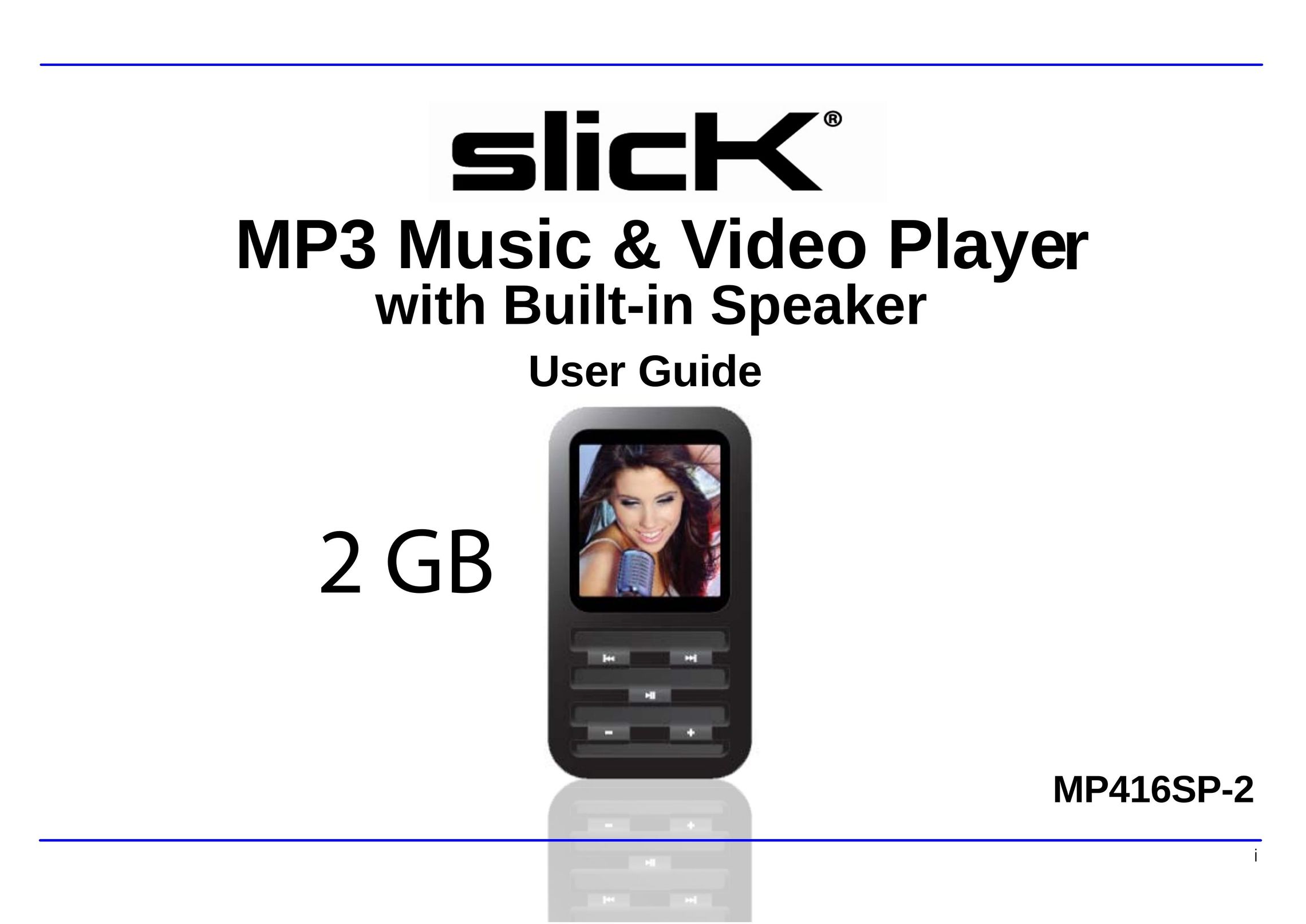 Slick MP416SP-2 MP3 Player User Manual