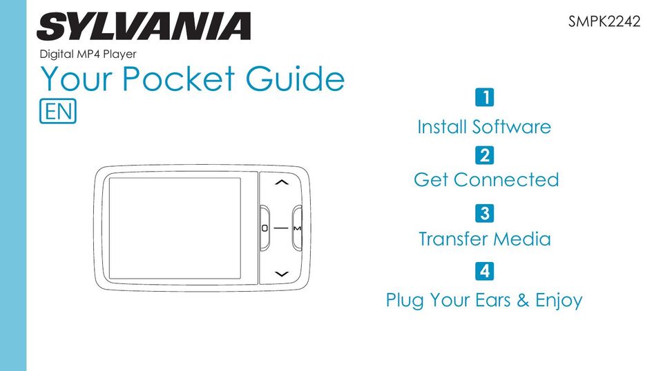Sylvania SMPK2242 MP3 Player User Manual