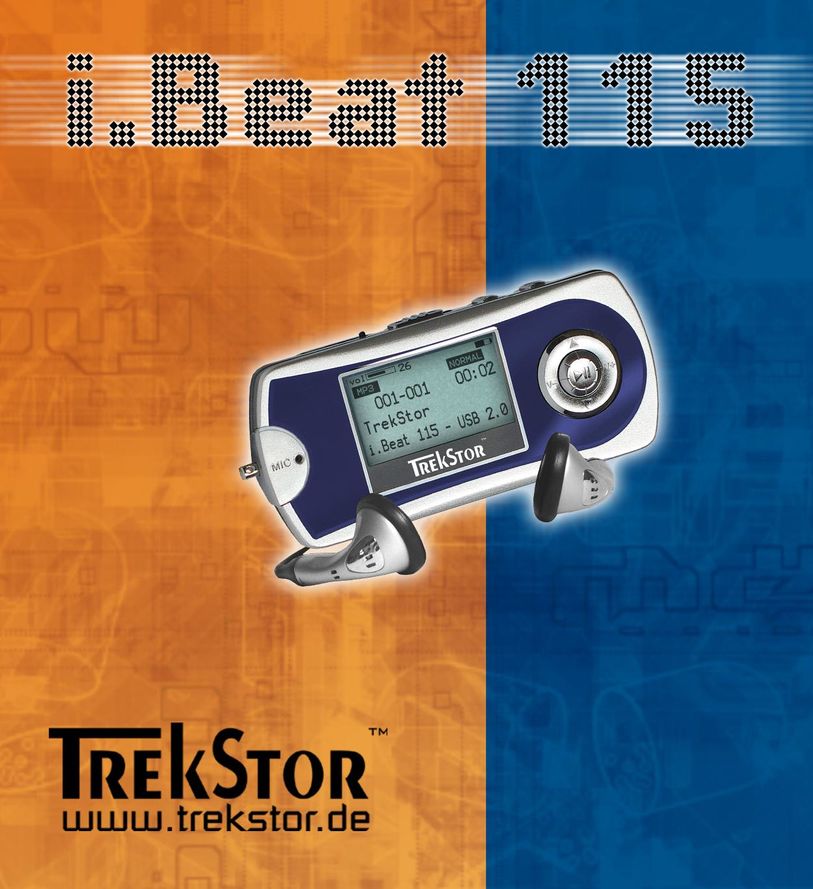 TrekStor i.Beat 115 MP3 Player User Manual