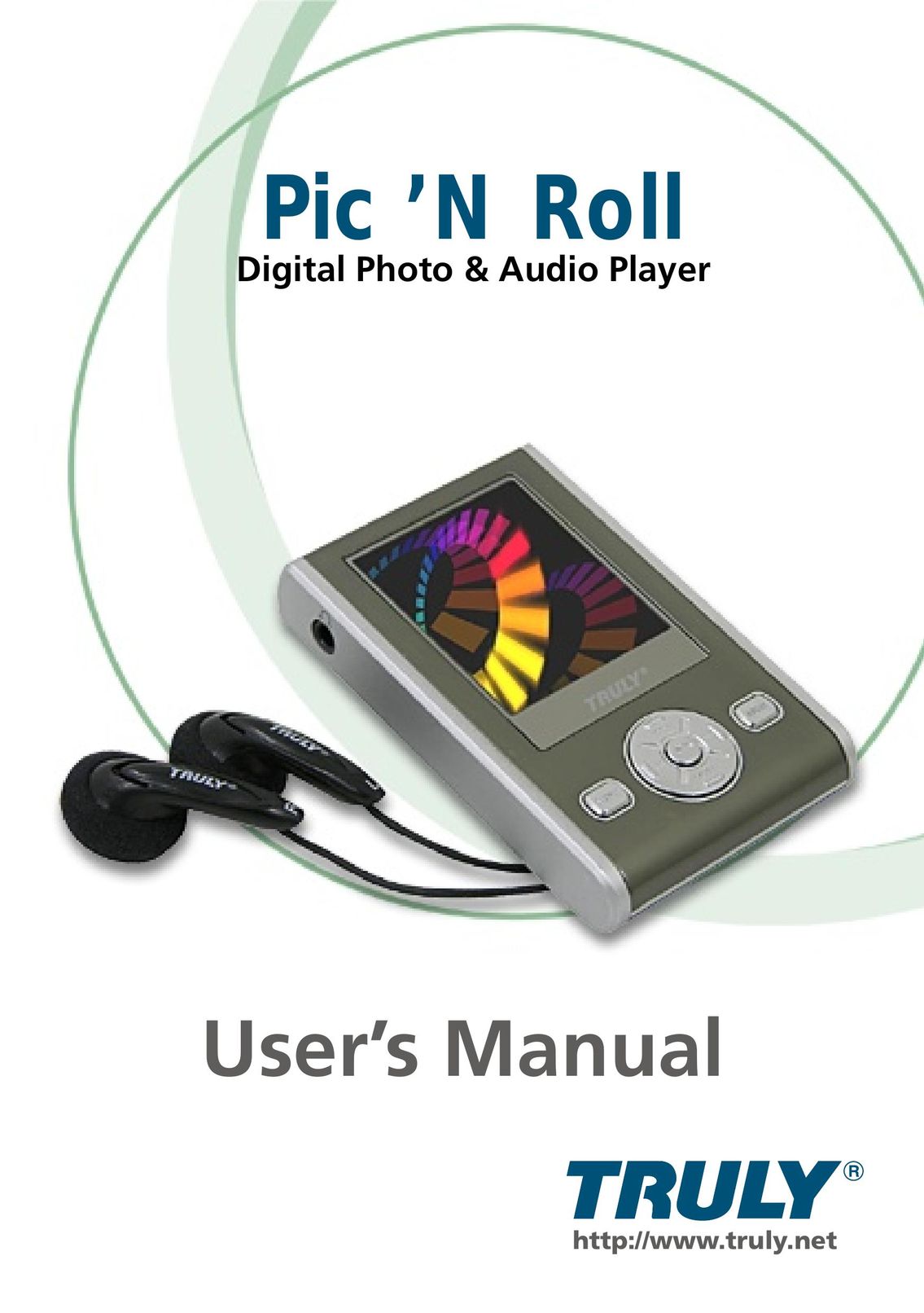 Truly electronic Mftg Digital Photo & Audio Player MP3 Player User Manual