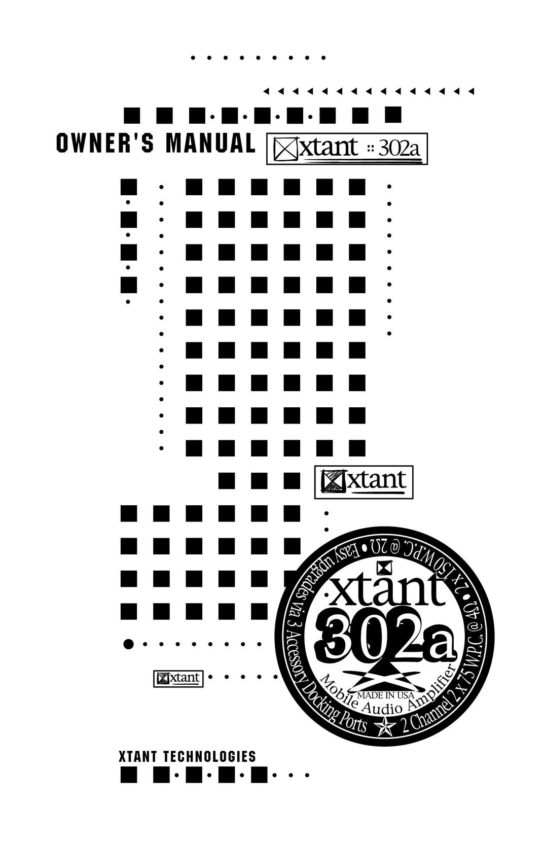 Xtant 302A MP3 Player User Manual