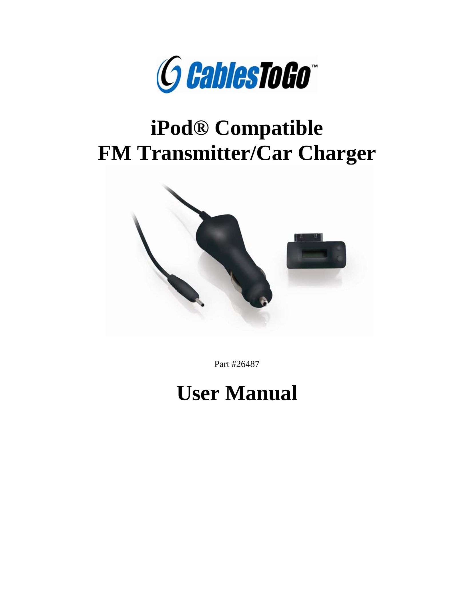 Cables to Go 26487 MP3 Player Accessories User Manual