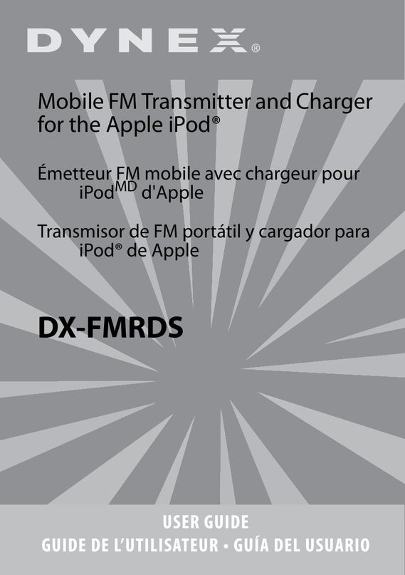 Dynex DX-FMRDS MP3 Player Accessories User Manual