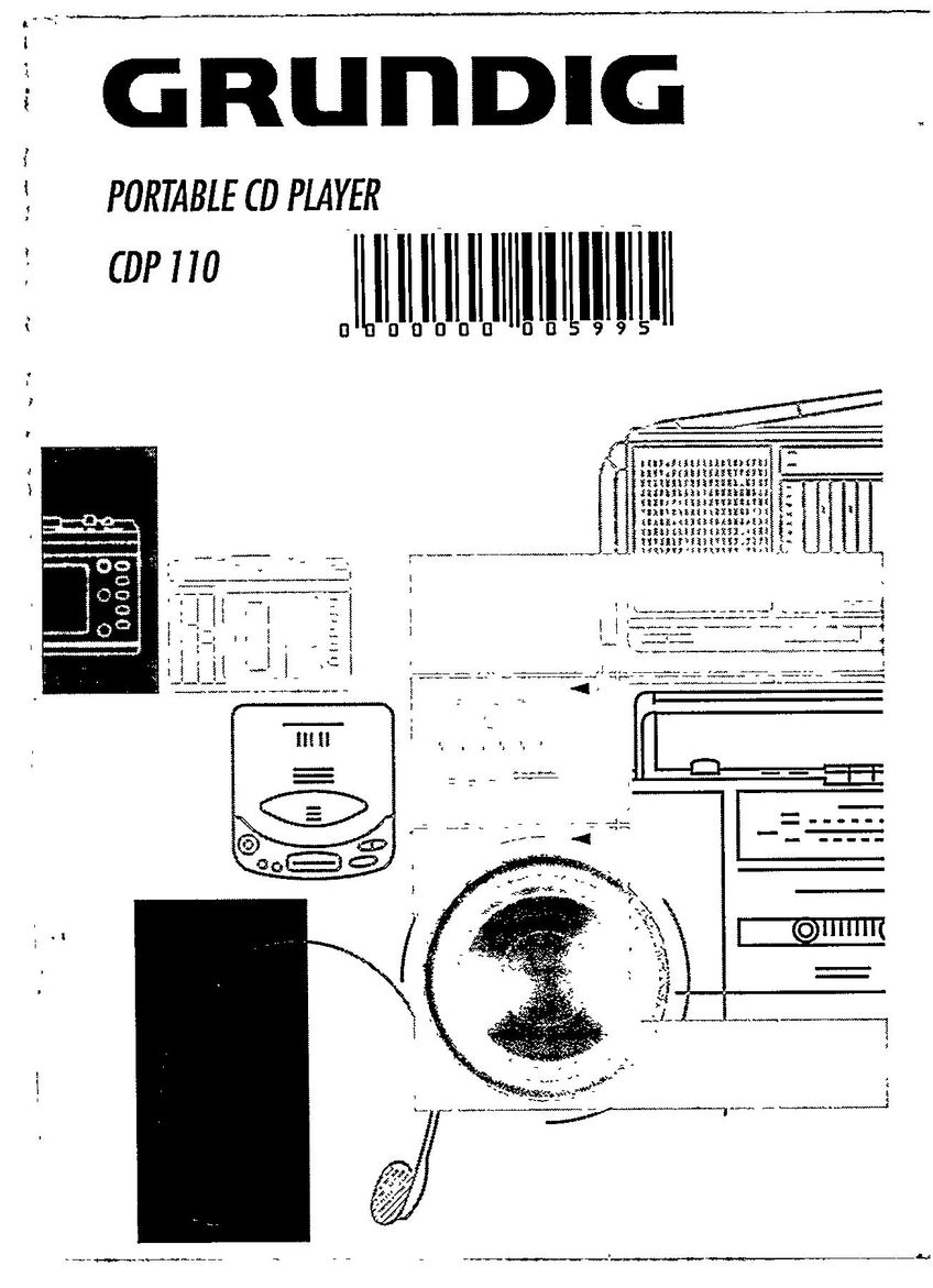 Grundig CDP 110 Portable CD Player User Manual