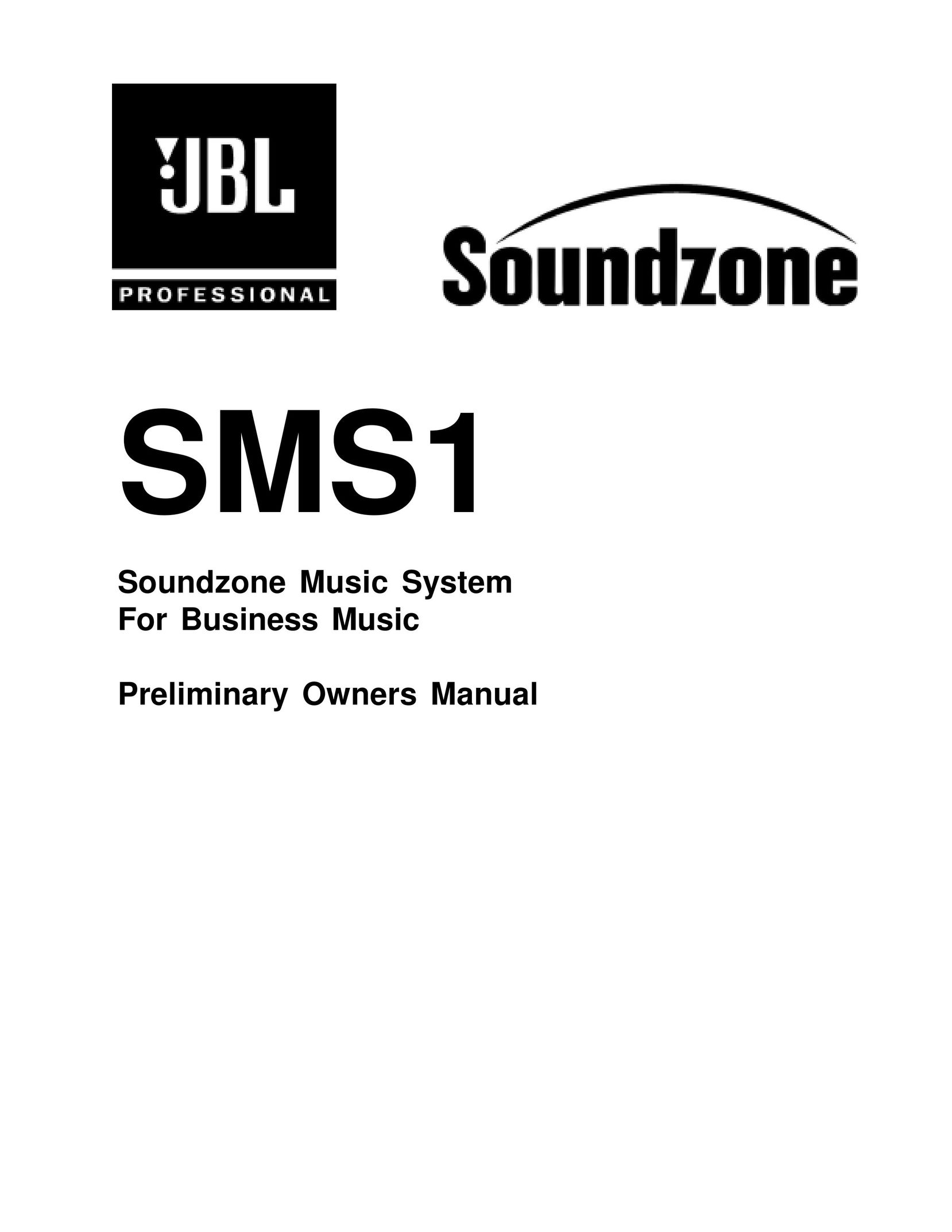 JBL SMS1 Portable CD Player User Manual