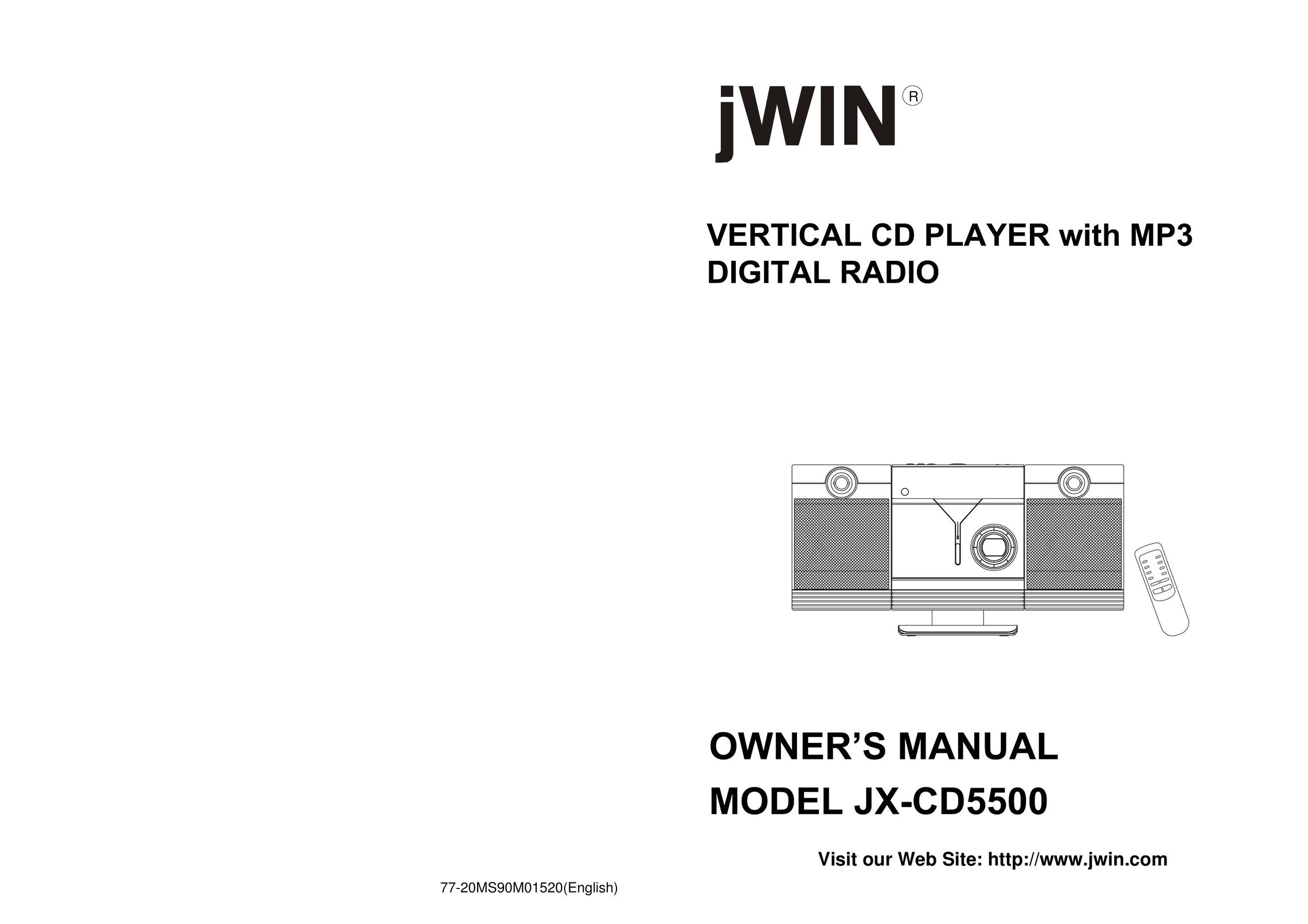 Jwin JX-CD5500 Portable CD Player User Manual