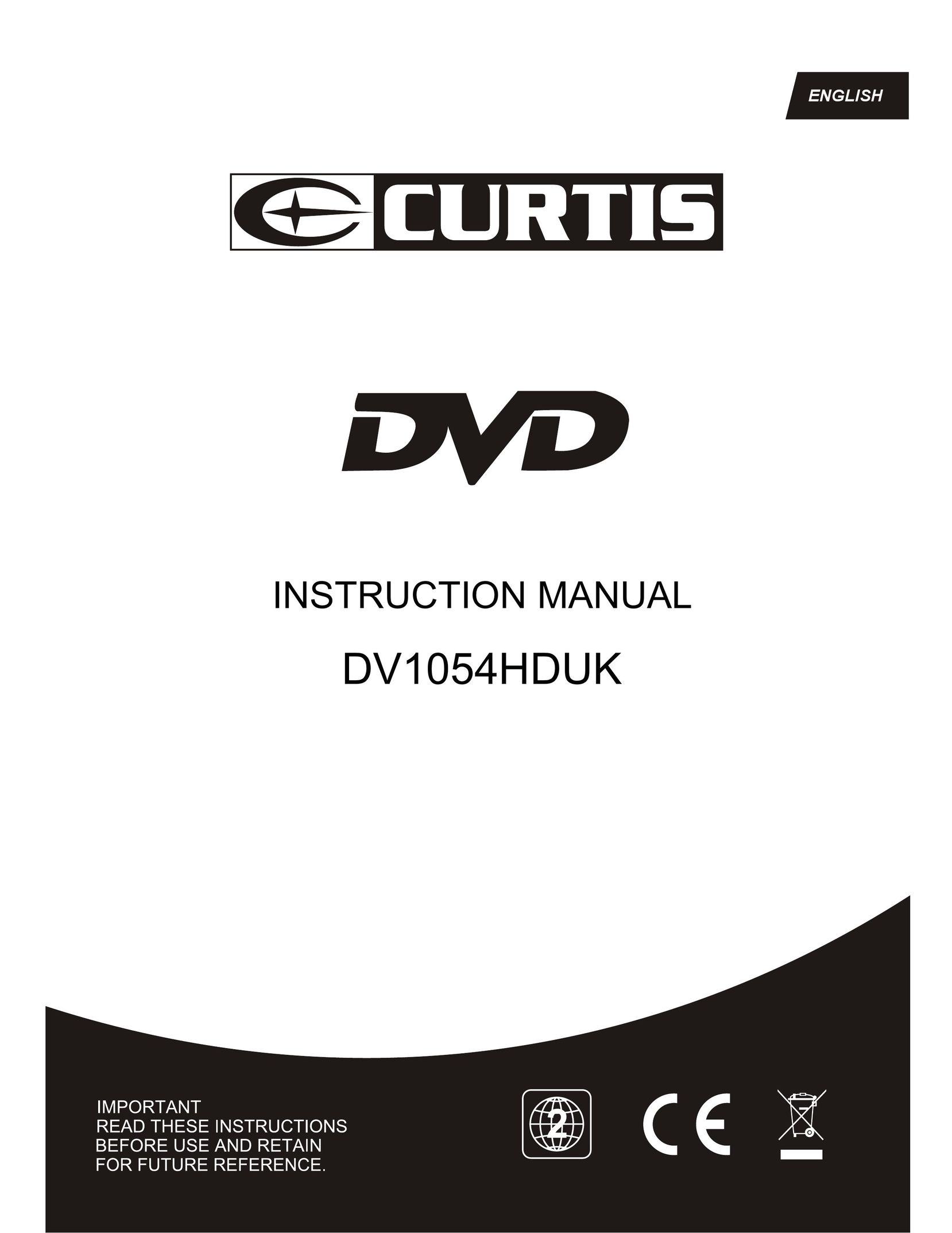 Curtis DV1054HDUK Portable DVD Player User Manual