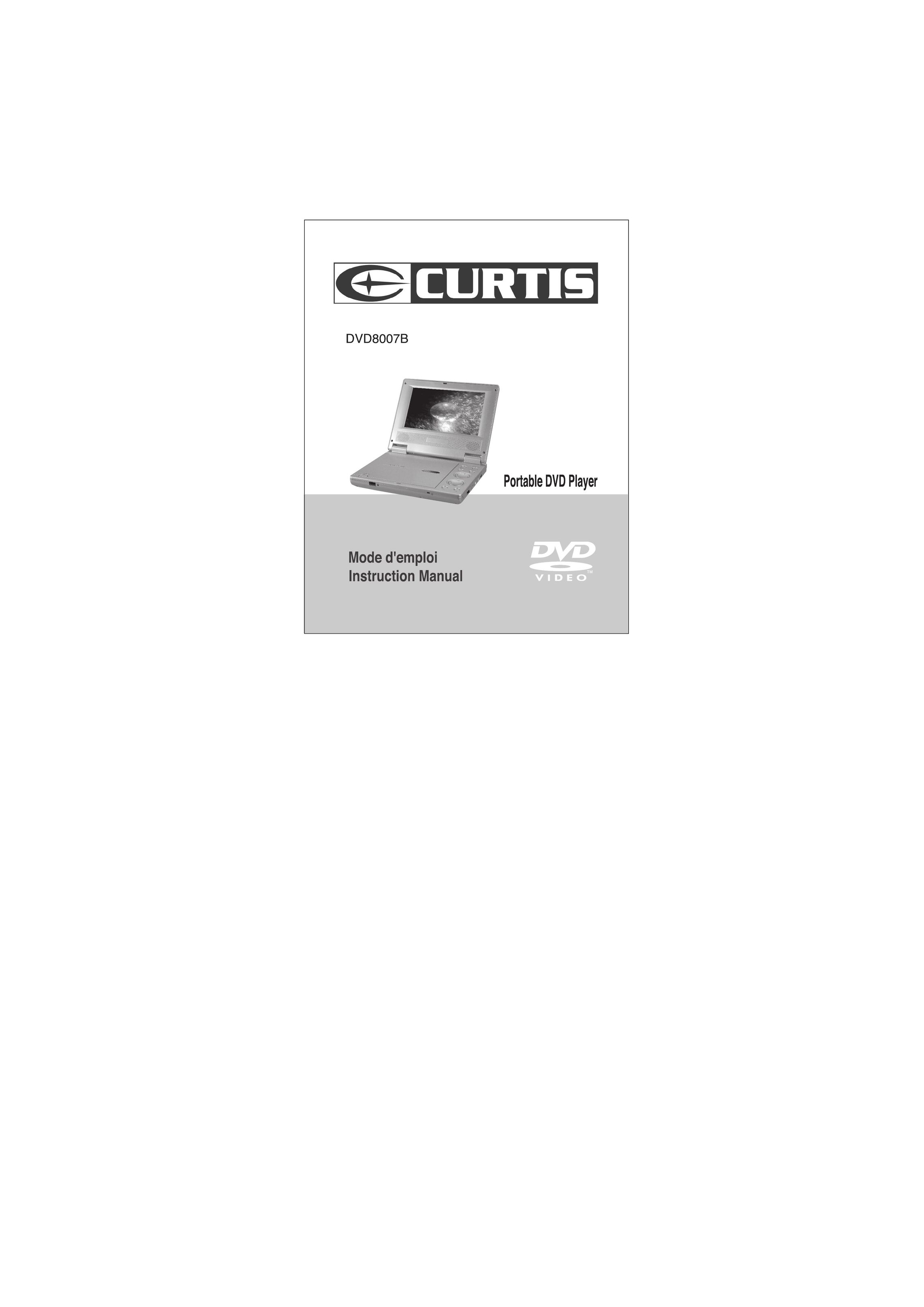 Curtis Dvd8007b Portable DVD Player User Manual