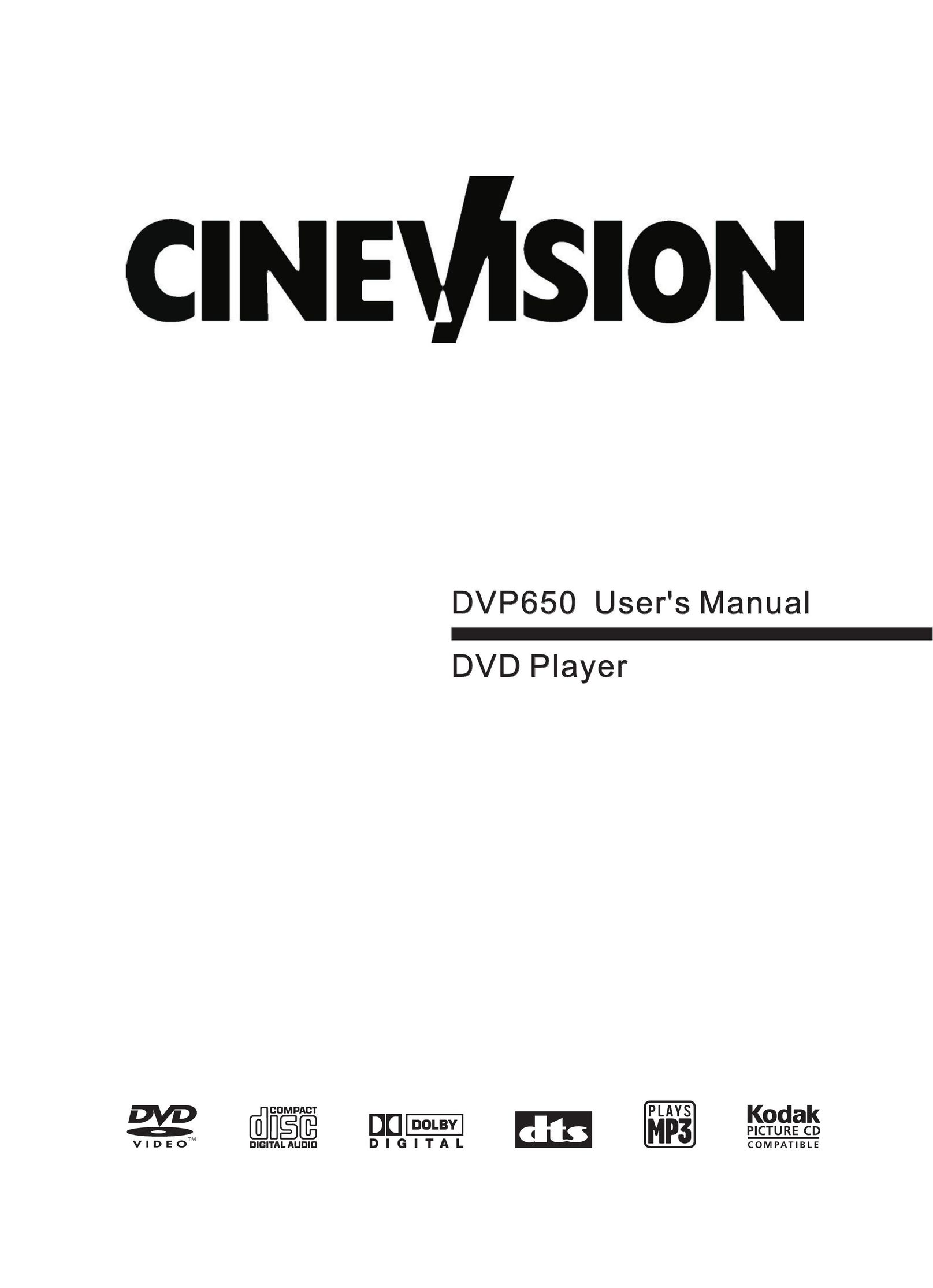 Dolby Laboratories DVP650 Portable DVD Player User Manual